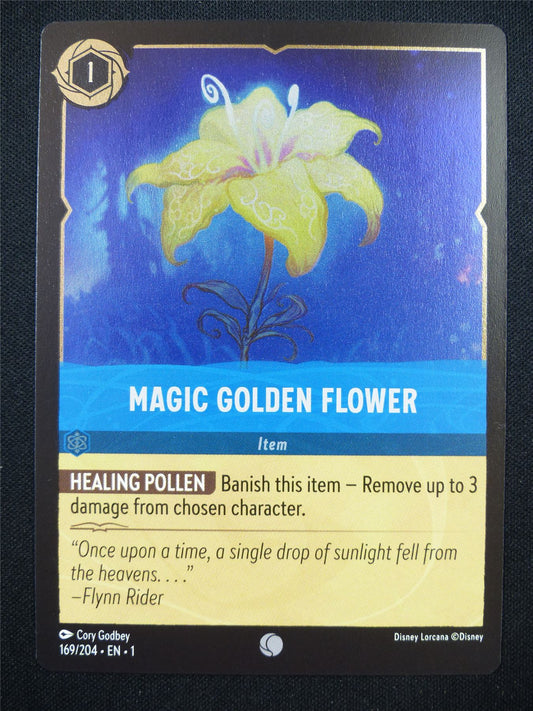 Magic Golden Flower 169/204 Foil - Lorcana Card #MK