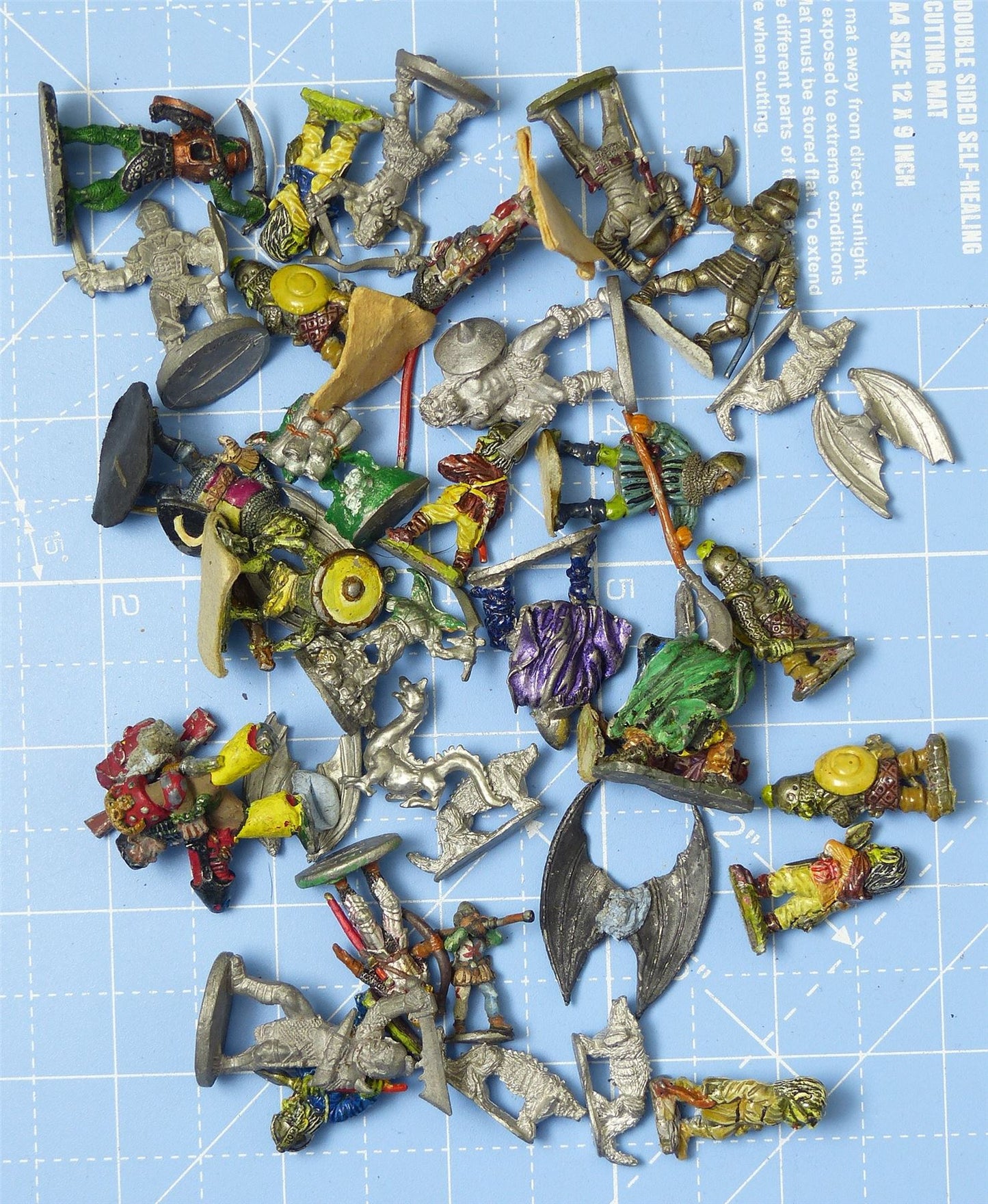 Classic Metal Pre-Slotta Miniatures: Dragons Warriors Monsters Space Marines etc #2HE