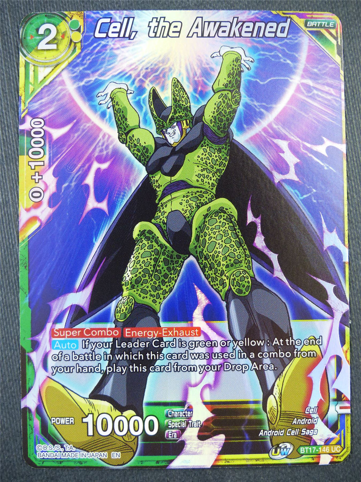 Cell the Awakened BT17 Foil - Dragon Bal Super Card #90E