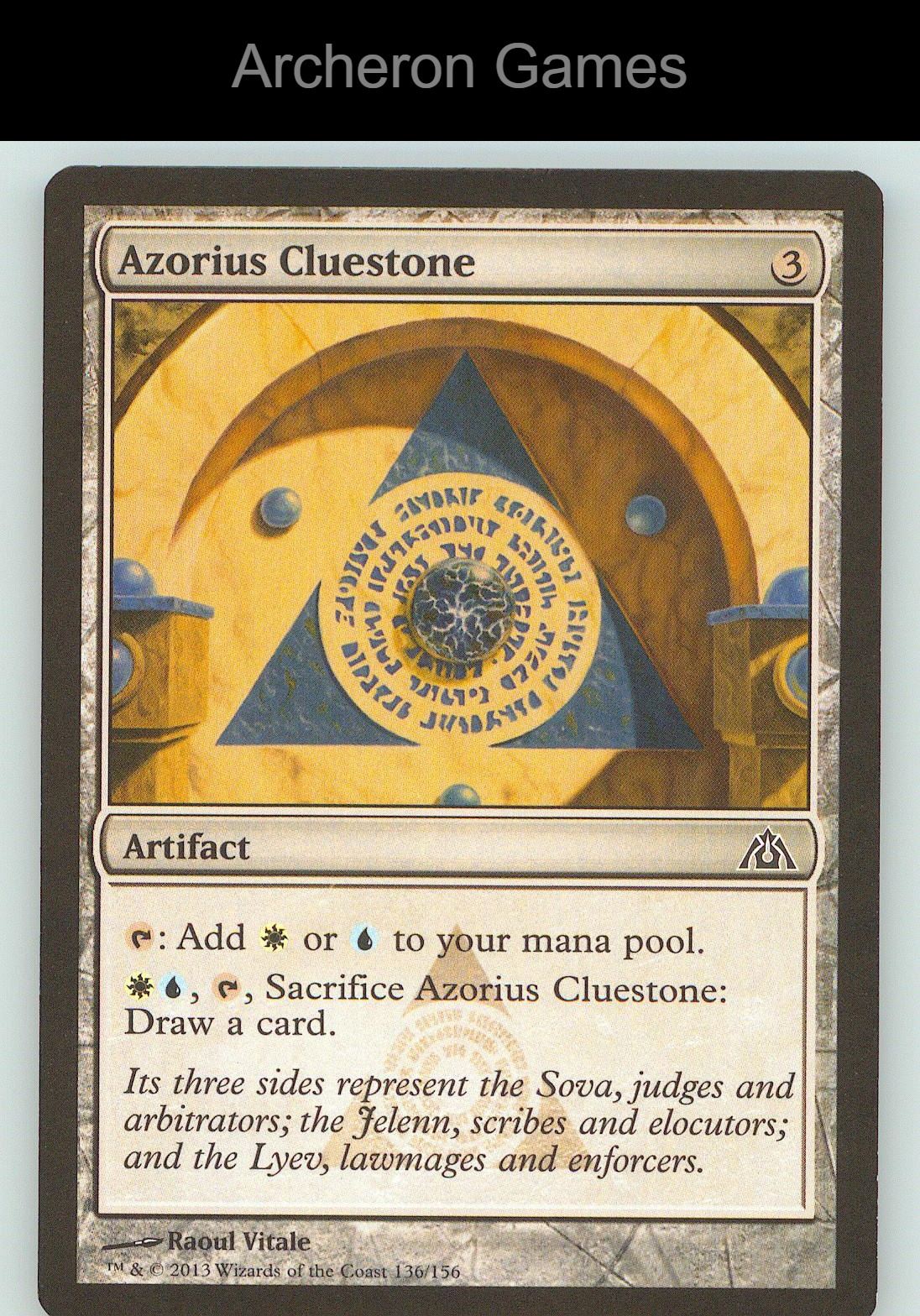 Azorius Cluestone DGM 136 C MTG Card NM/EX+
