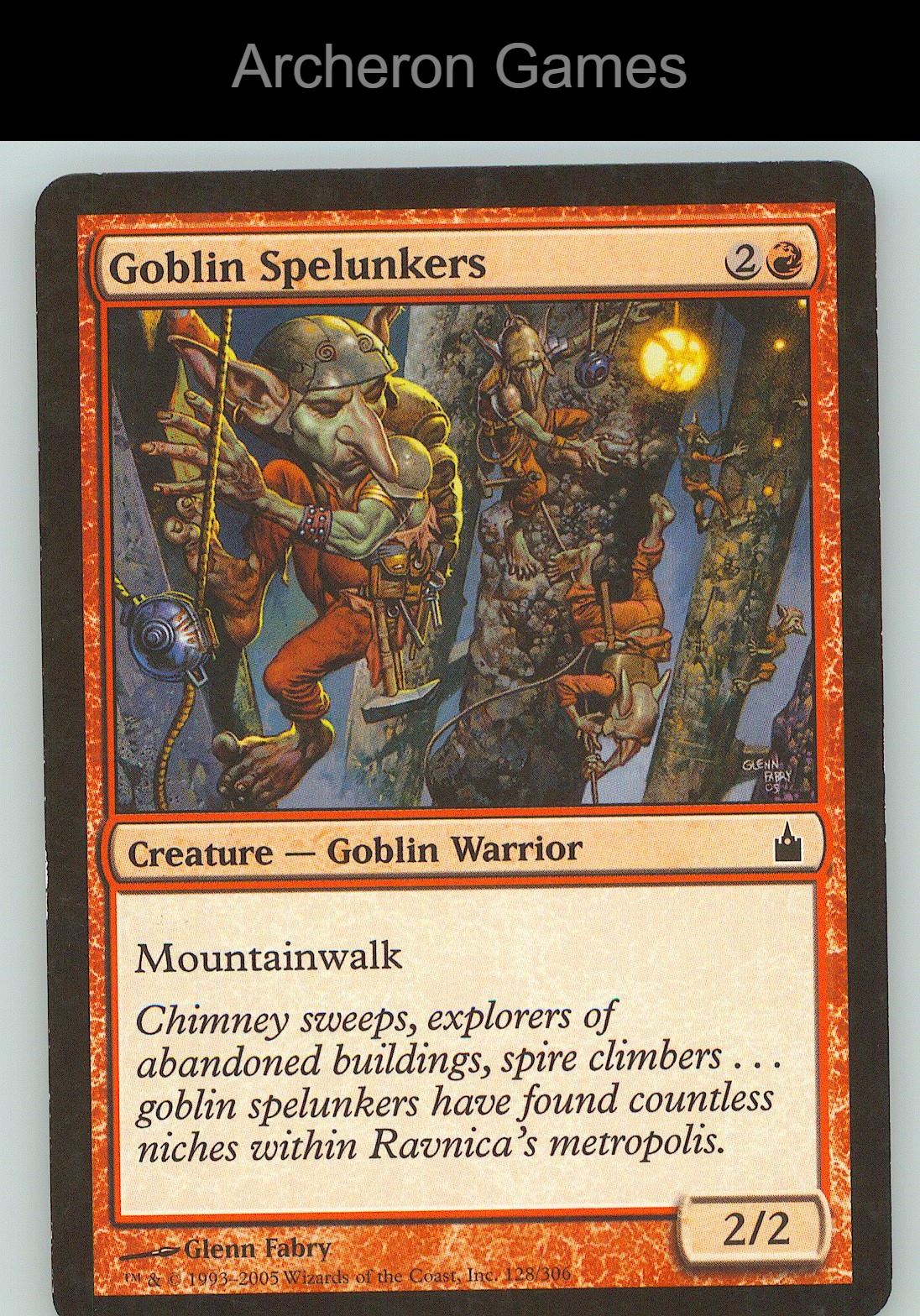 Goblin Spelunkers RAV 128 C MTG Card NM/EX+