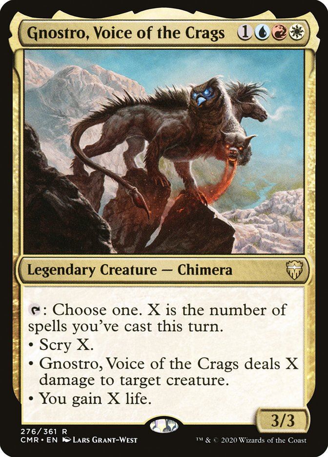 Mtg: CMR : Gnostro Voice of the Crags - - NM