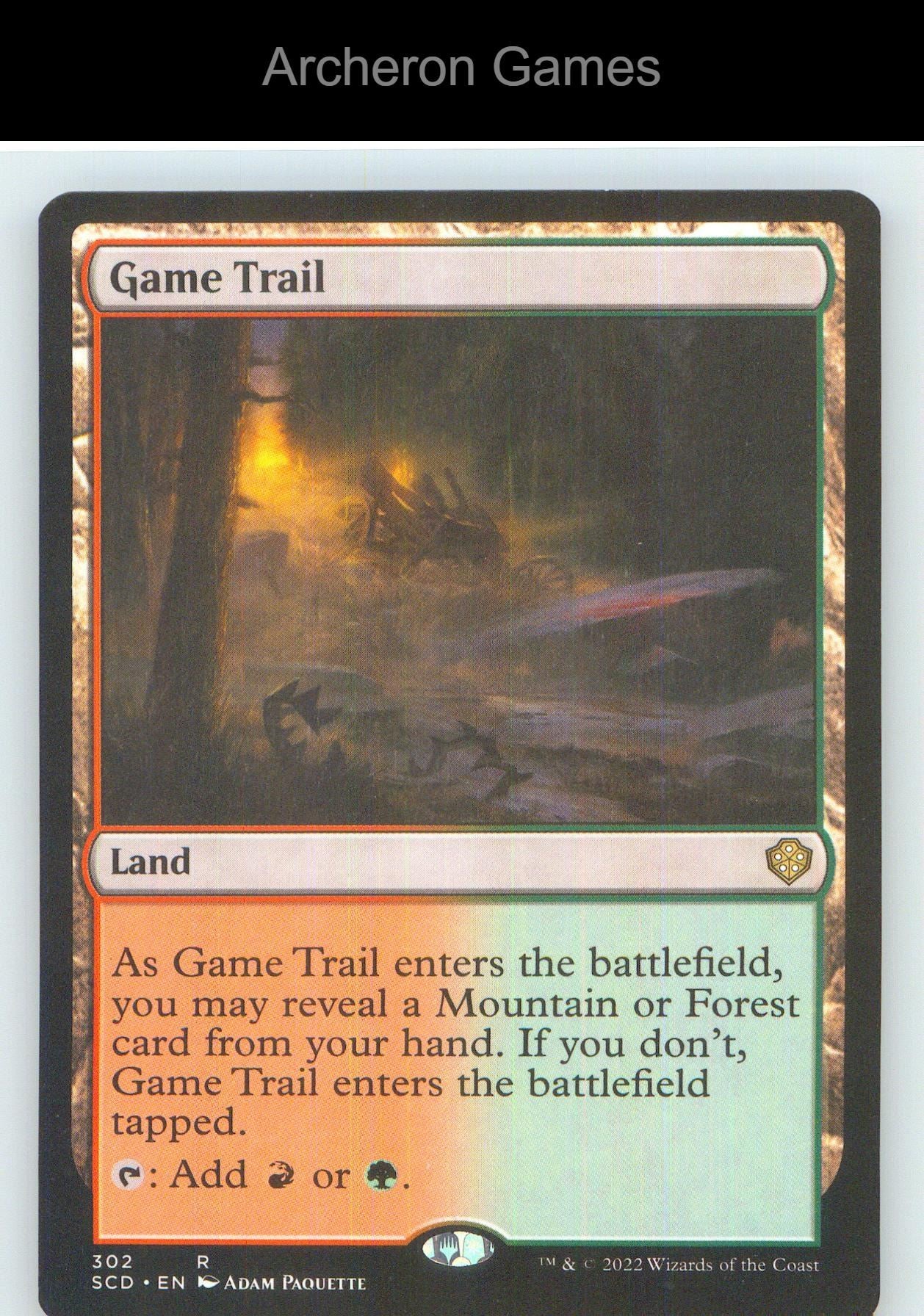 Game Trail SCD 302 R MTG Card NM/EX+