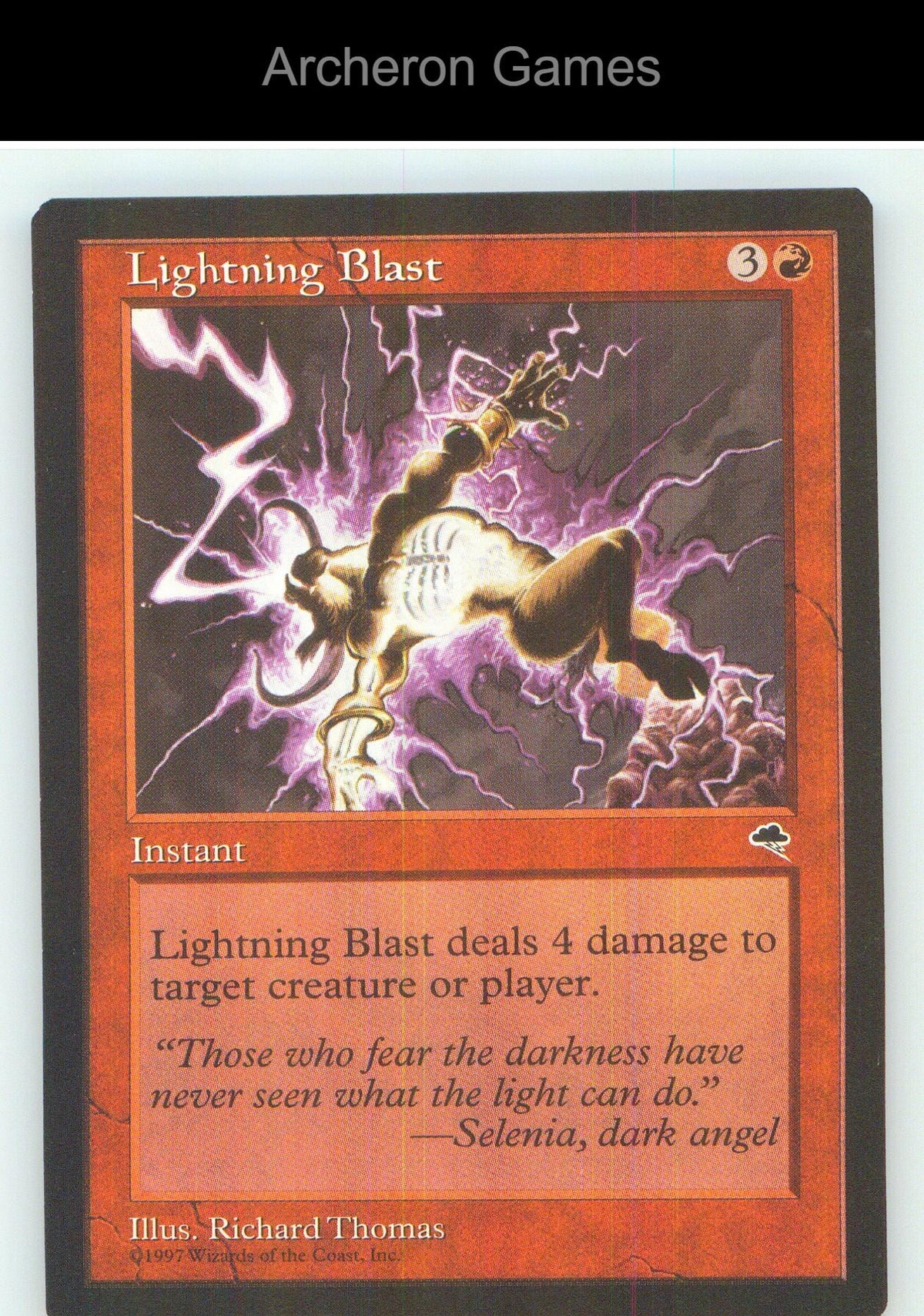 Lightning Blast 6ED 193 C MTG Card NM/EX+