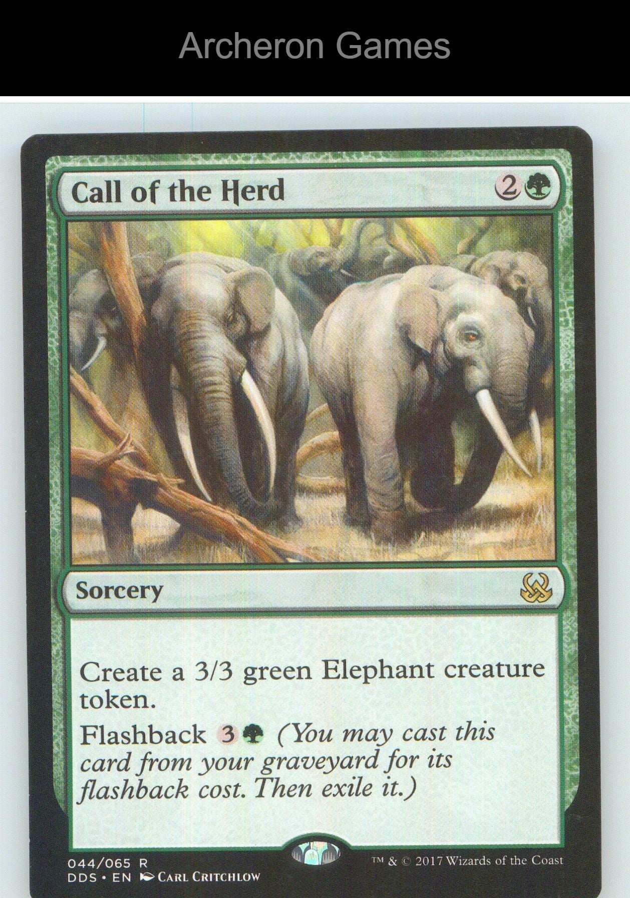 Call of the Herd DDS 44 R MTG Card NM/EX+