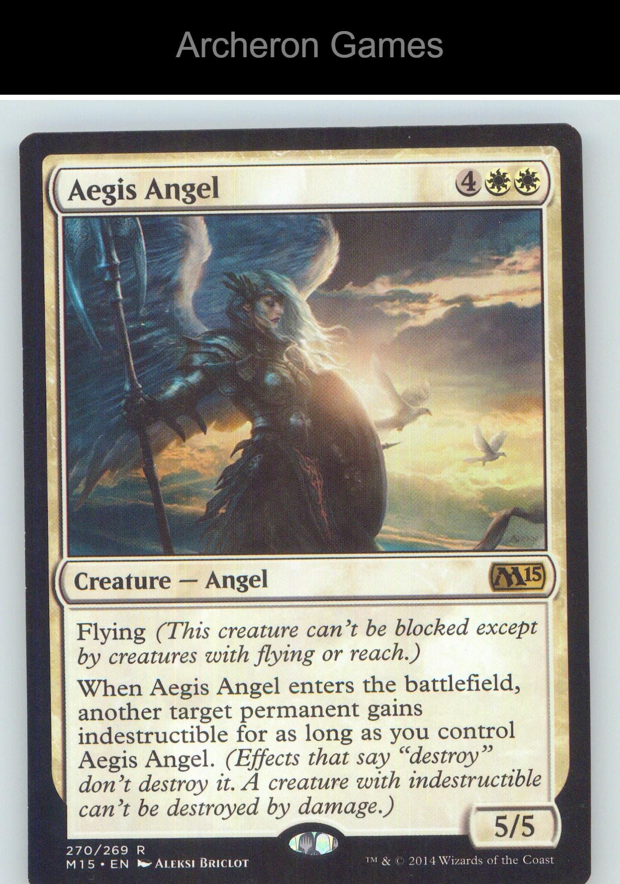 Aegis Angel M15 270 R MTG Card NM/EX+