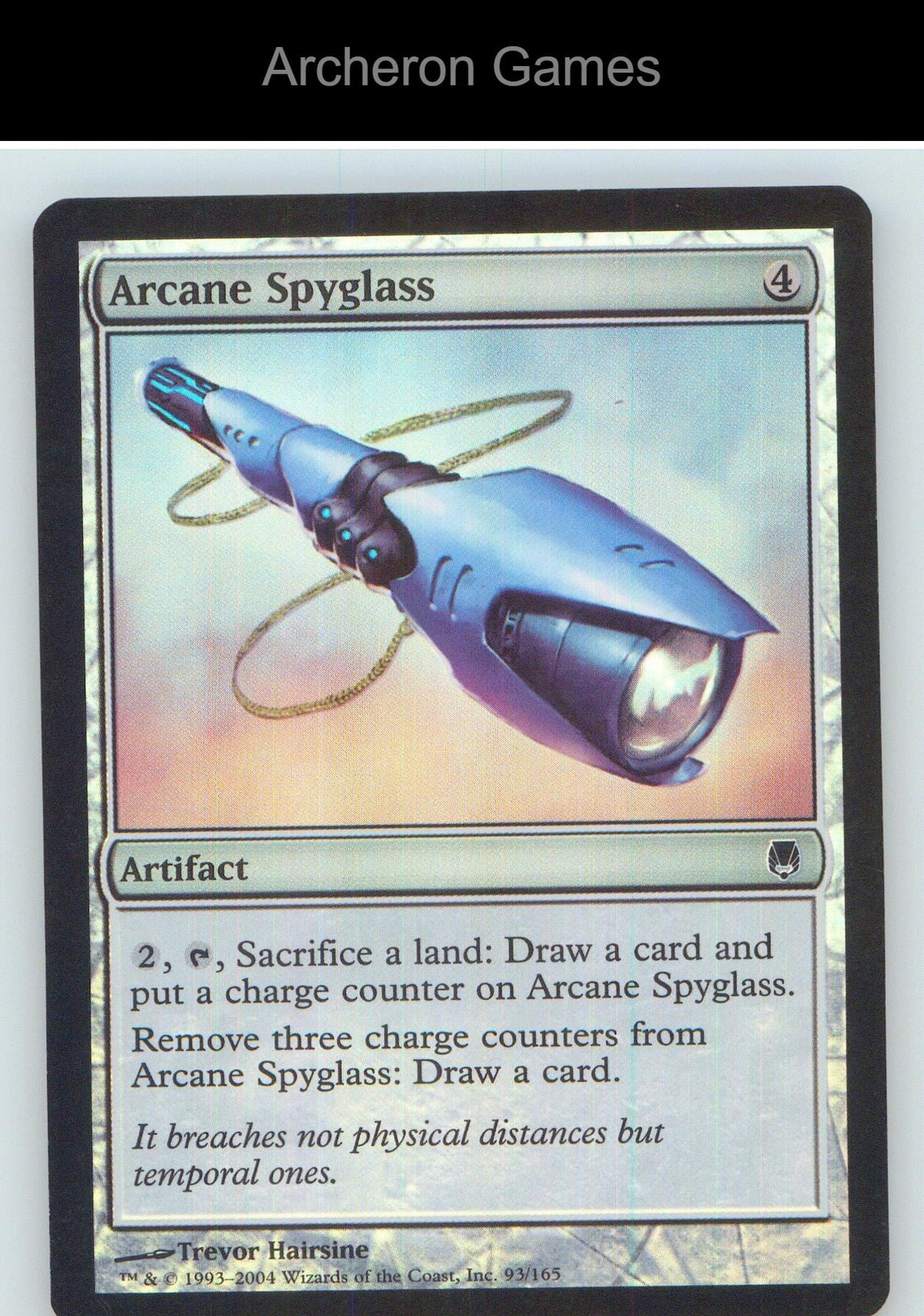 Arcane Spyglass DST 93 C MTG Card NM/EX+ Foil