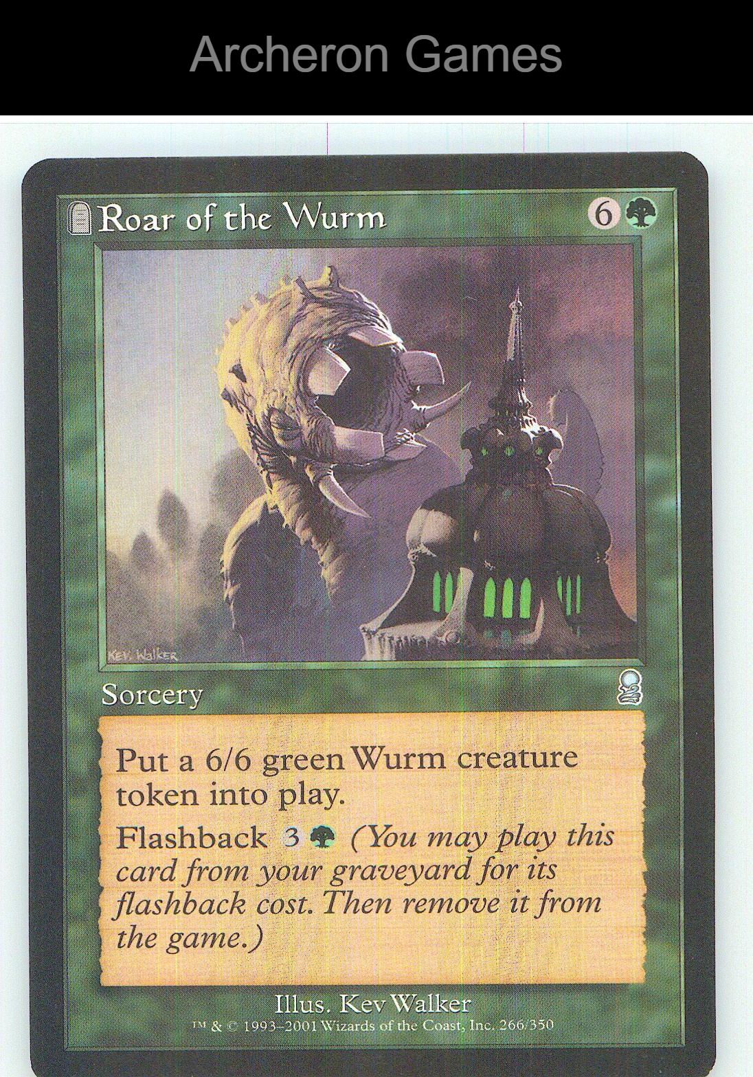 Roar of the Wurm ODY 266 UC MTG Card NM/EX+