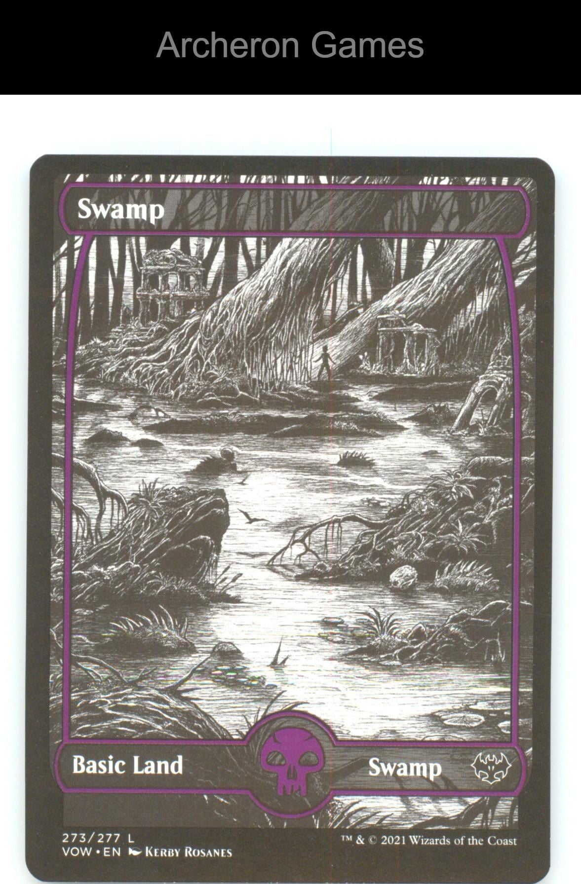 Swamp (273) VOW 273 Land MTG Card Innistrad: Crimson Vow Foil