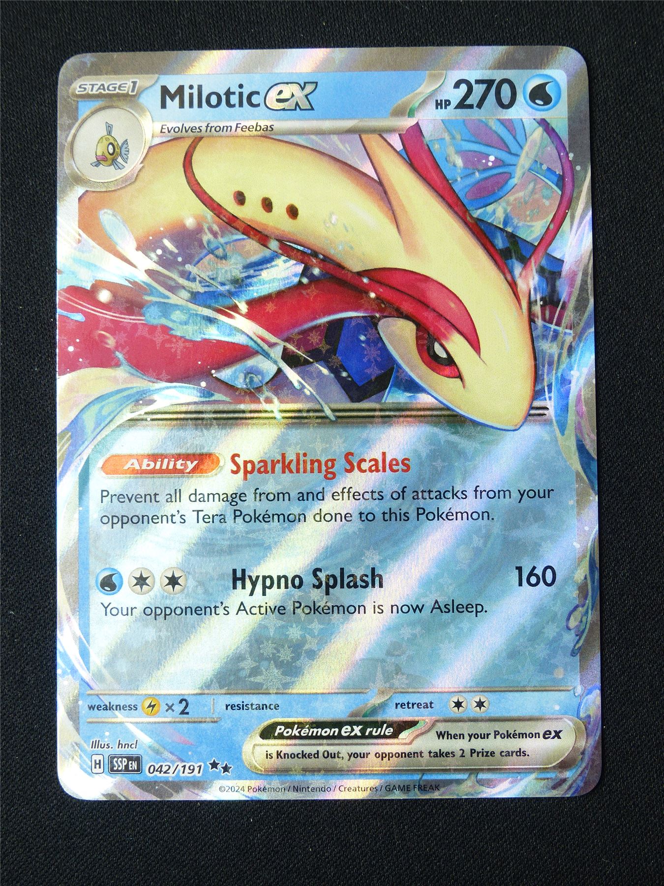 Milotic EX 042/191 Holo - Pokemon Card #1Y8