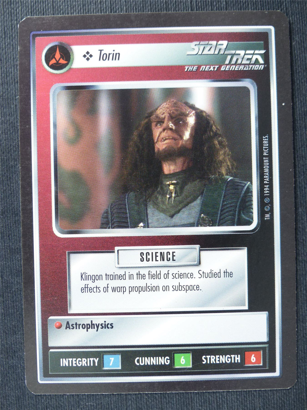 Torin - NG - Star Trek Cards #SD