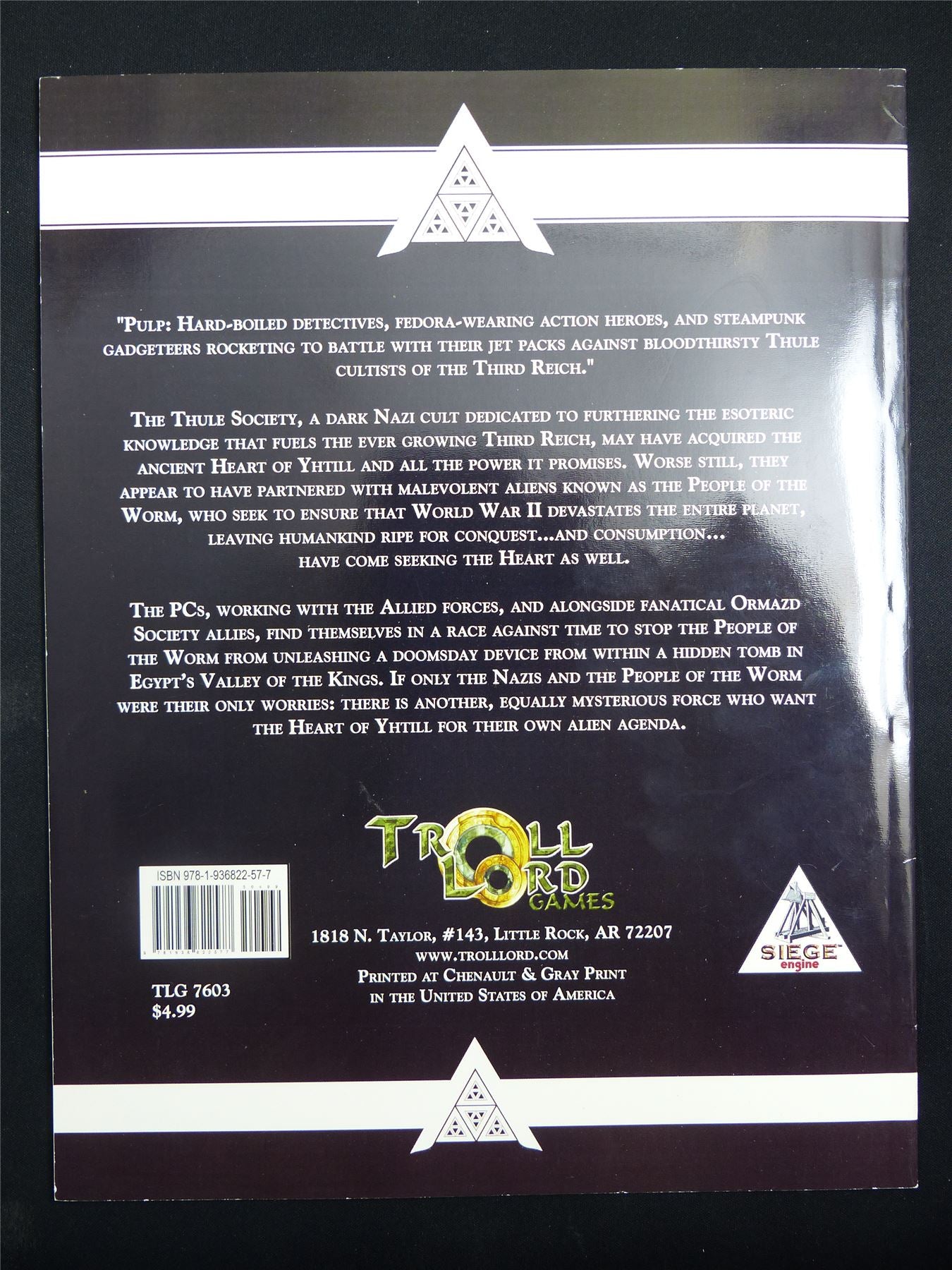 Amazing Adventures: Day of the Worm Booklet - Troll Lord Games Roleplay Softback #B6
