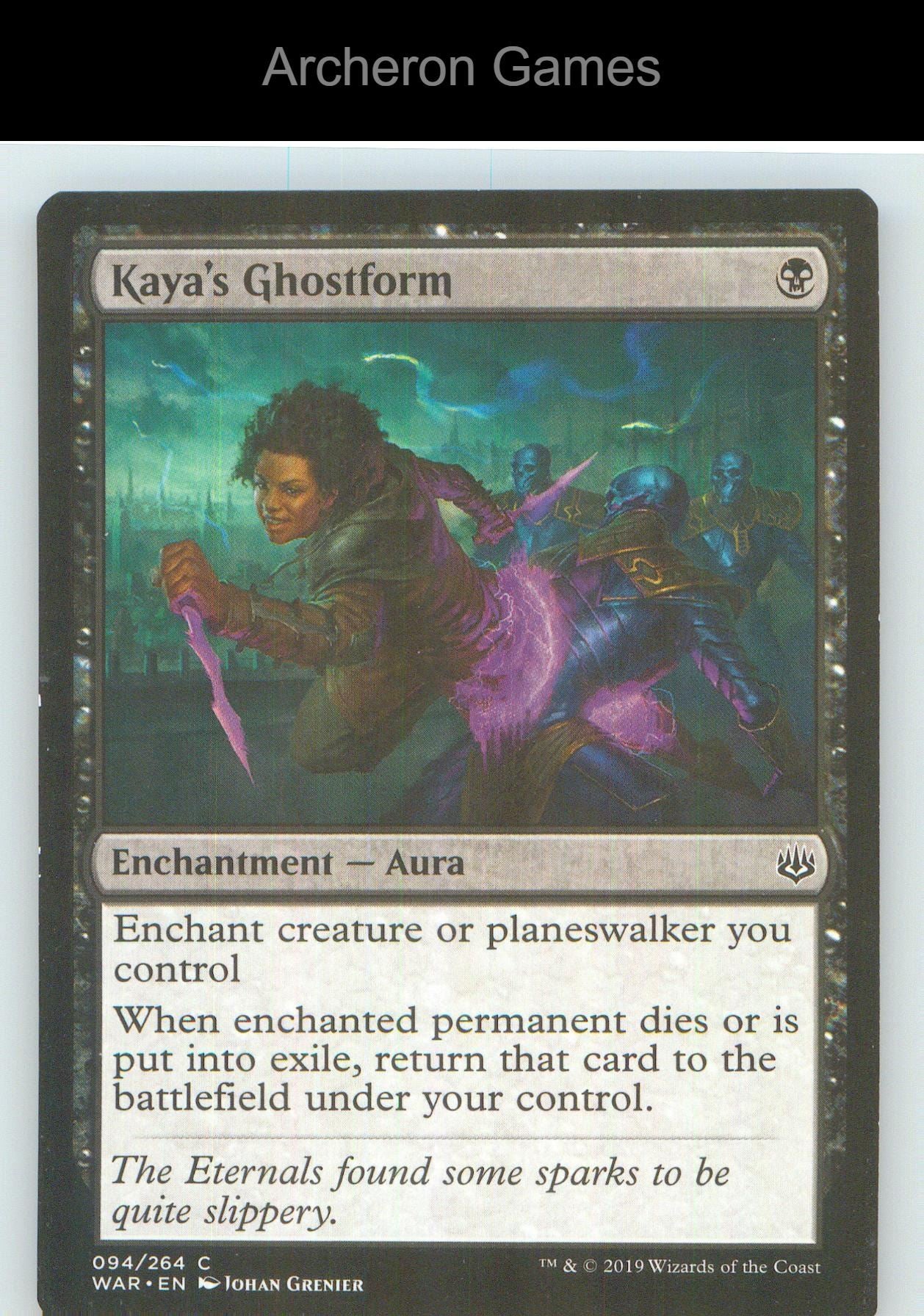 Kaya's Ghostform WAR 94 C MTG Card NM/EX+