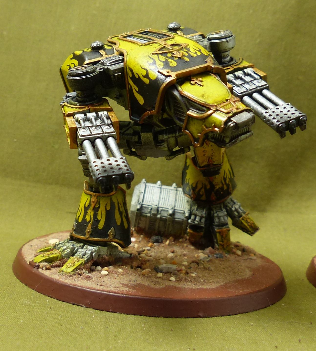 Warhound Scout Titans painted - Warhammer Legions Imperialus #WV