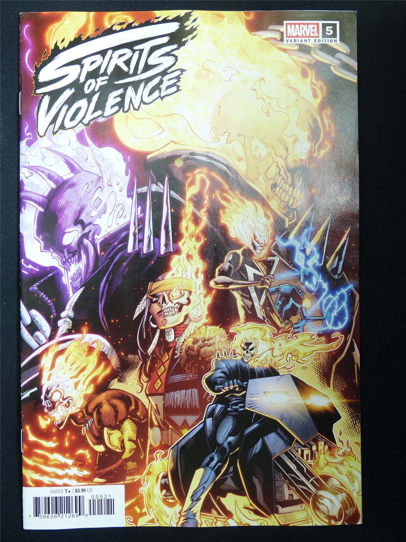 SPIRITS of Violence #5 Variant - Marvel Comic #293