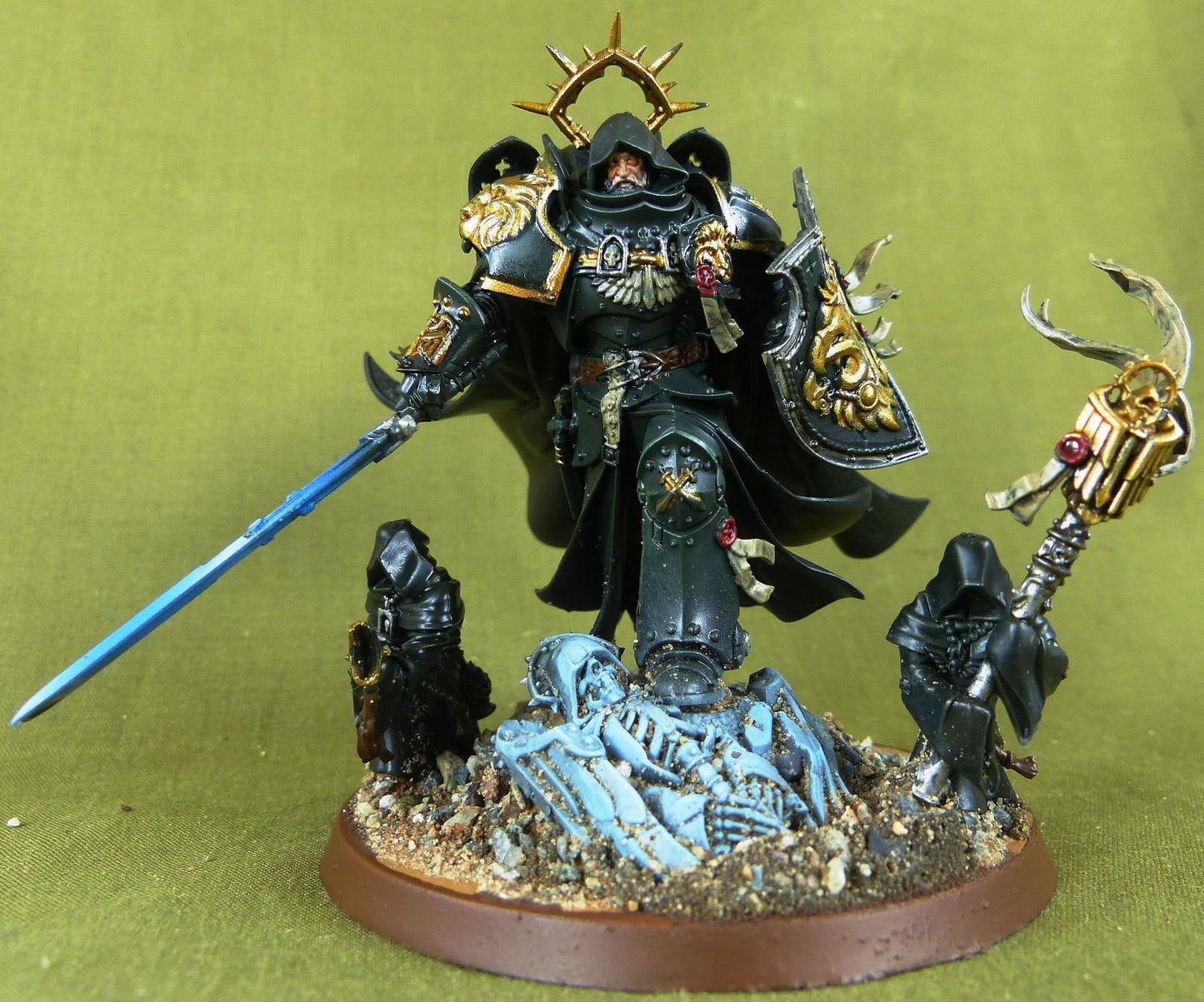 Lion el Johnson - Dark angels - Painted - Warhammer AoS 40k #AE