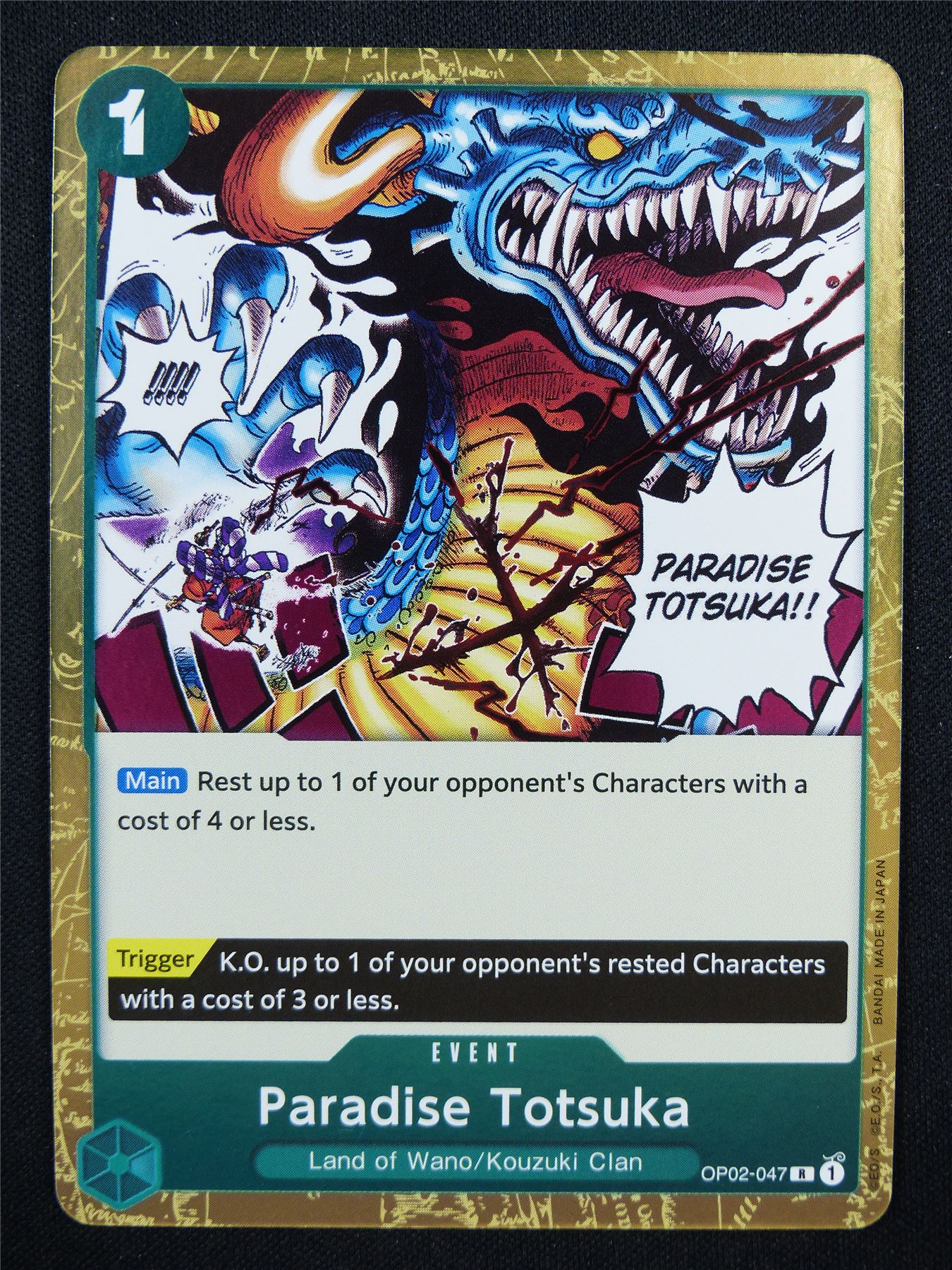 Paradise Totsuka OP02-047 R - One Piece Card #4F