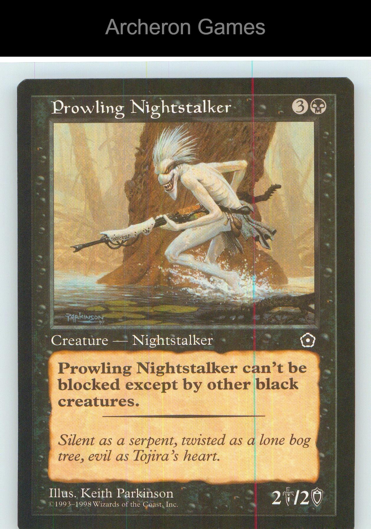 Prowling Nightstalker P02 C MTG Card NM/EX+