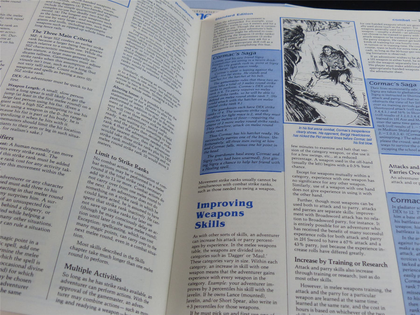 RuneQuest Fantasy Roleplaying Adventure Standard Edition - Avalon Hill Games #278