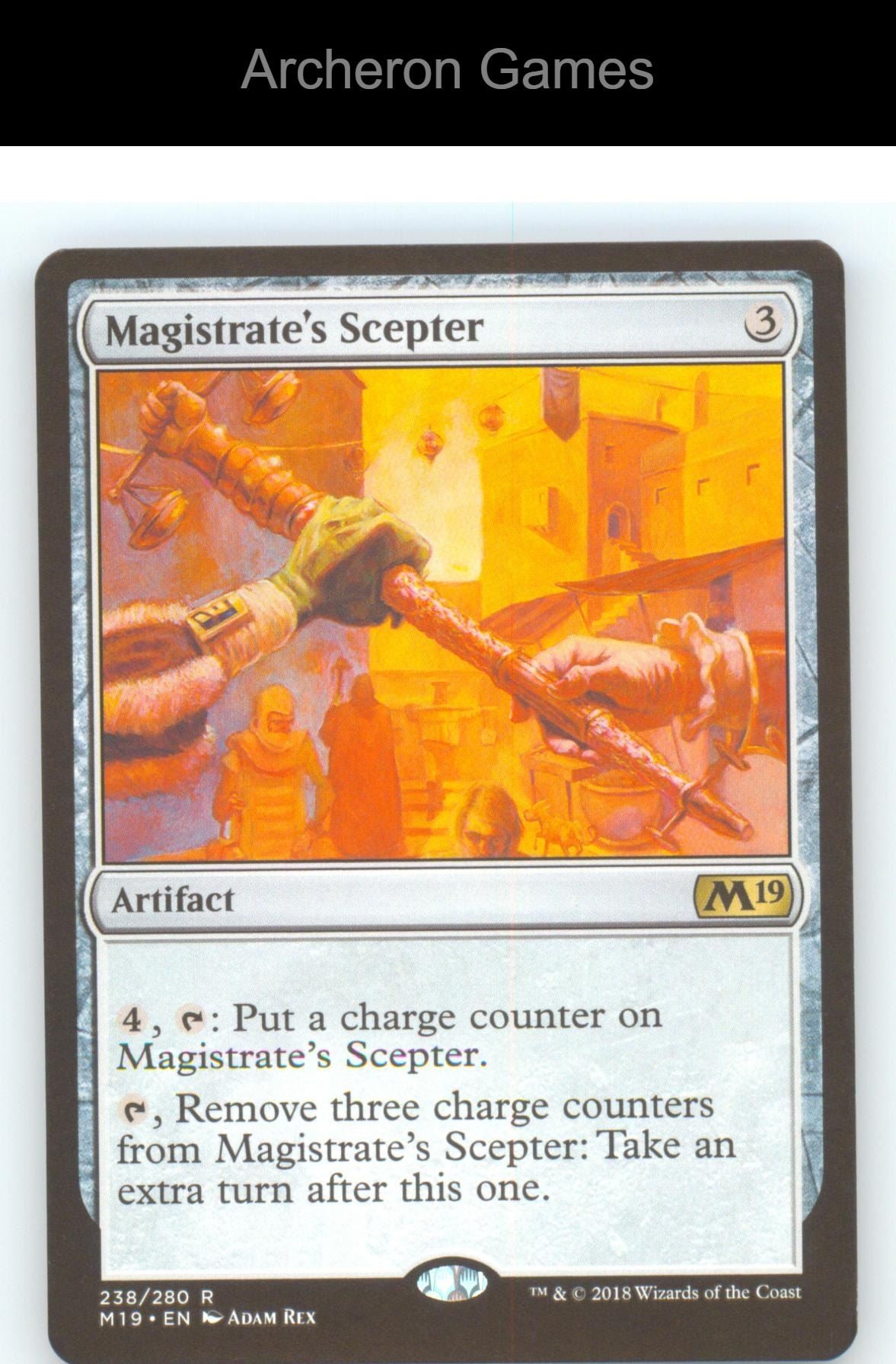 Magistrate's Scepter M19 238 R MTG Card Core Set 2019
