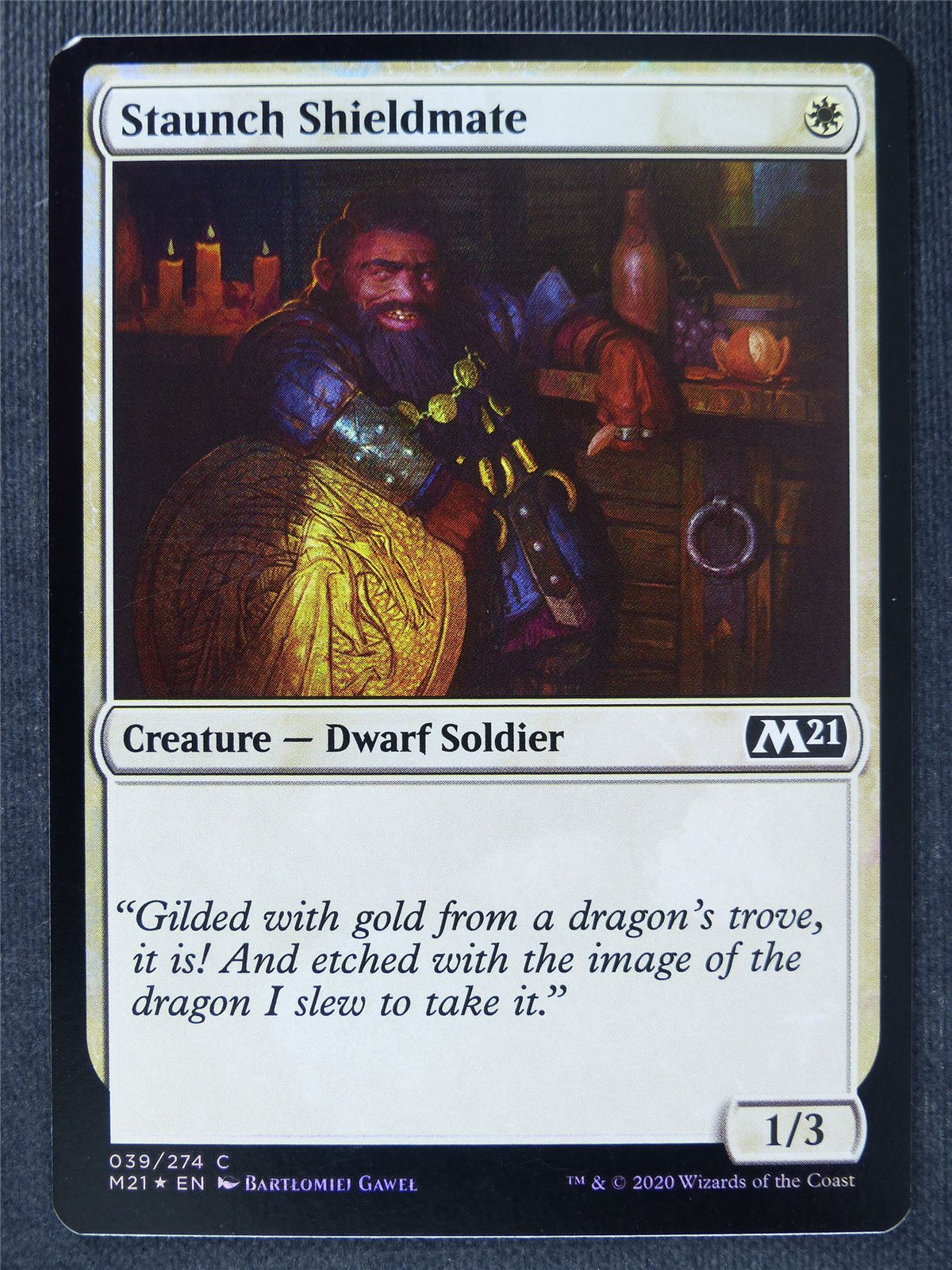 Staunch Shieldmate Foil - Mtg Magic Cards #IX