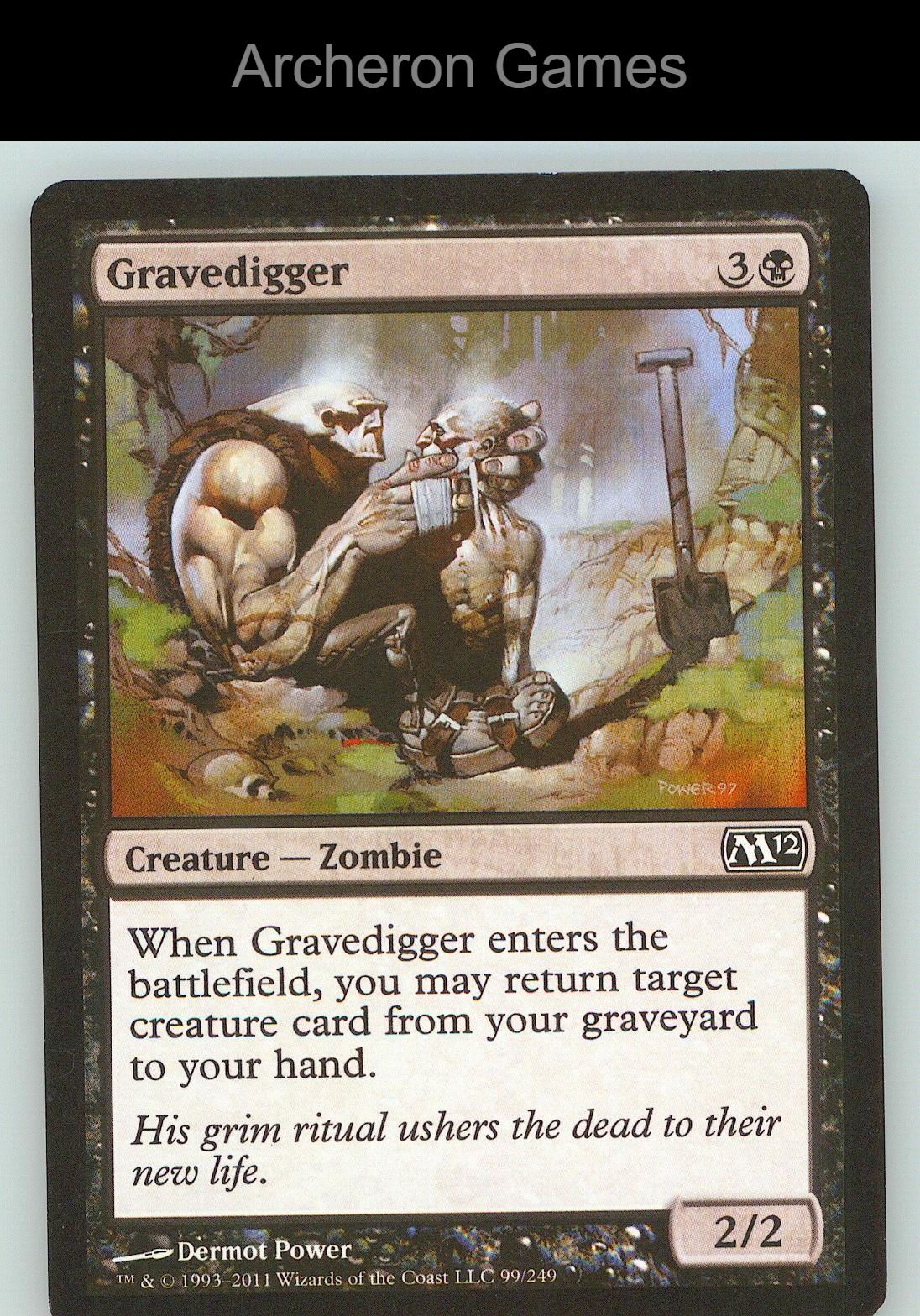 Gravedigger M12 99 C MTG Card NM/EX+