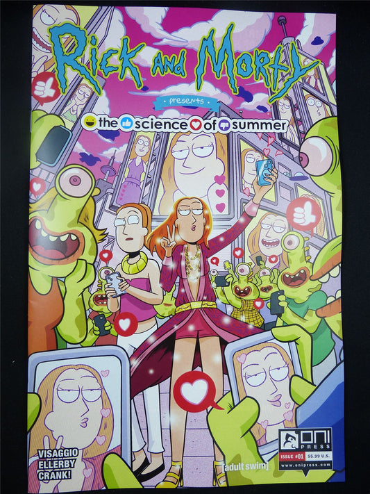 RICK and Morty: The Science of Summer #1 - Aug 2023 Oni Press Comic #3I7