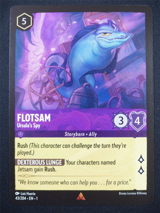Flotsam Ursula's Spy 43/204 - Lorcana Card #5KQ