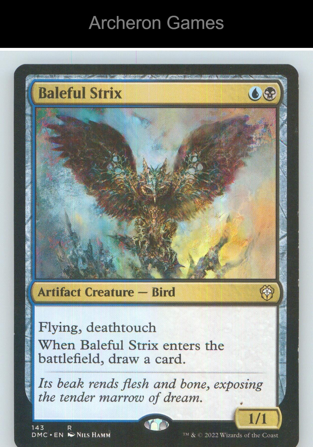 Baleful Strix DMC 143 R MTG Card NM/EX+