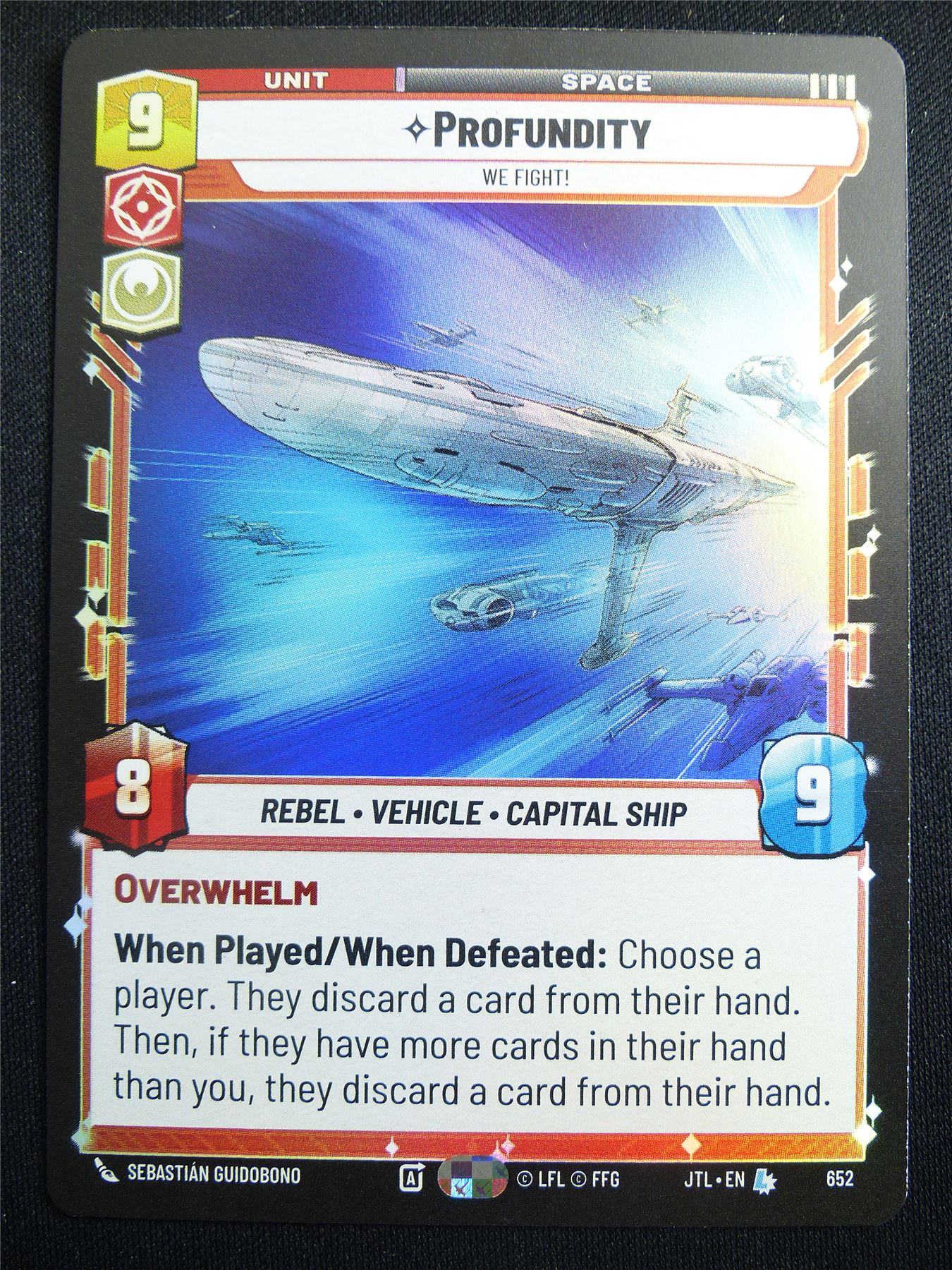 Profundity 652 Foil - Star Wars Unlimited Card #4FW