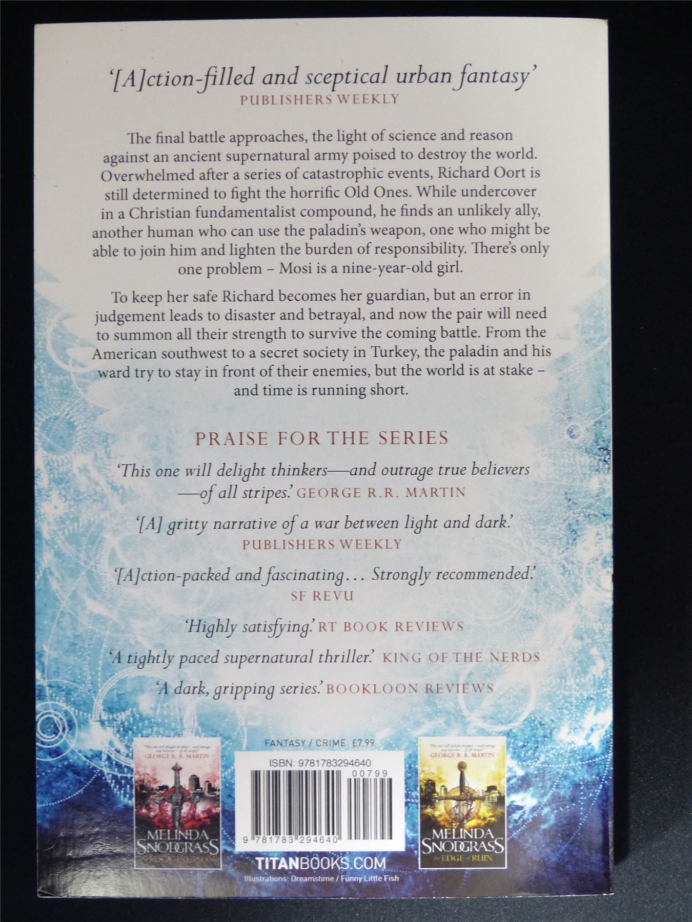 Melinda Snodgrass: The Edge of Dawn - Titan Novel Book Softback #6O