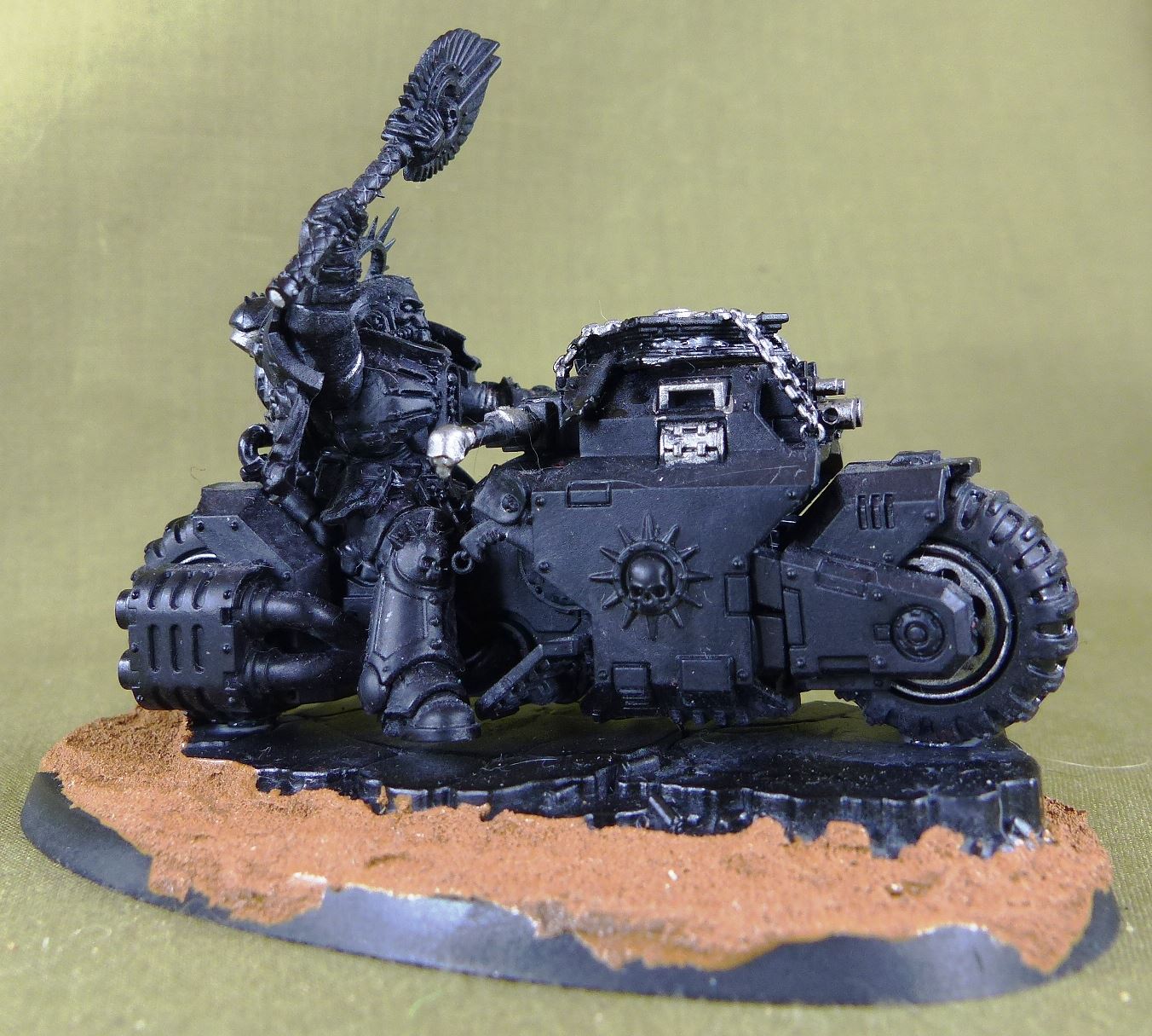 Primaris Chaplin on bike - Space Marines - Warhammer AoS 40k #4L