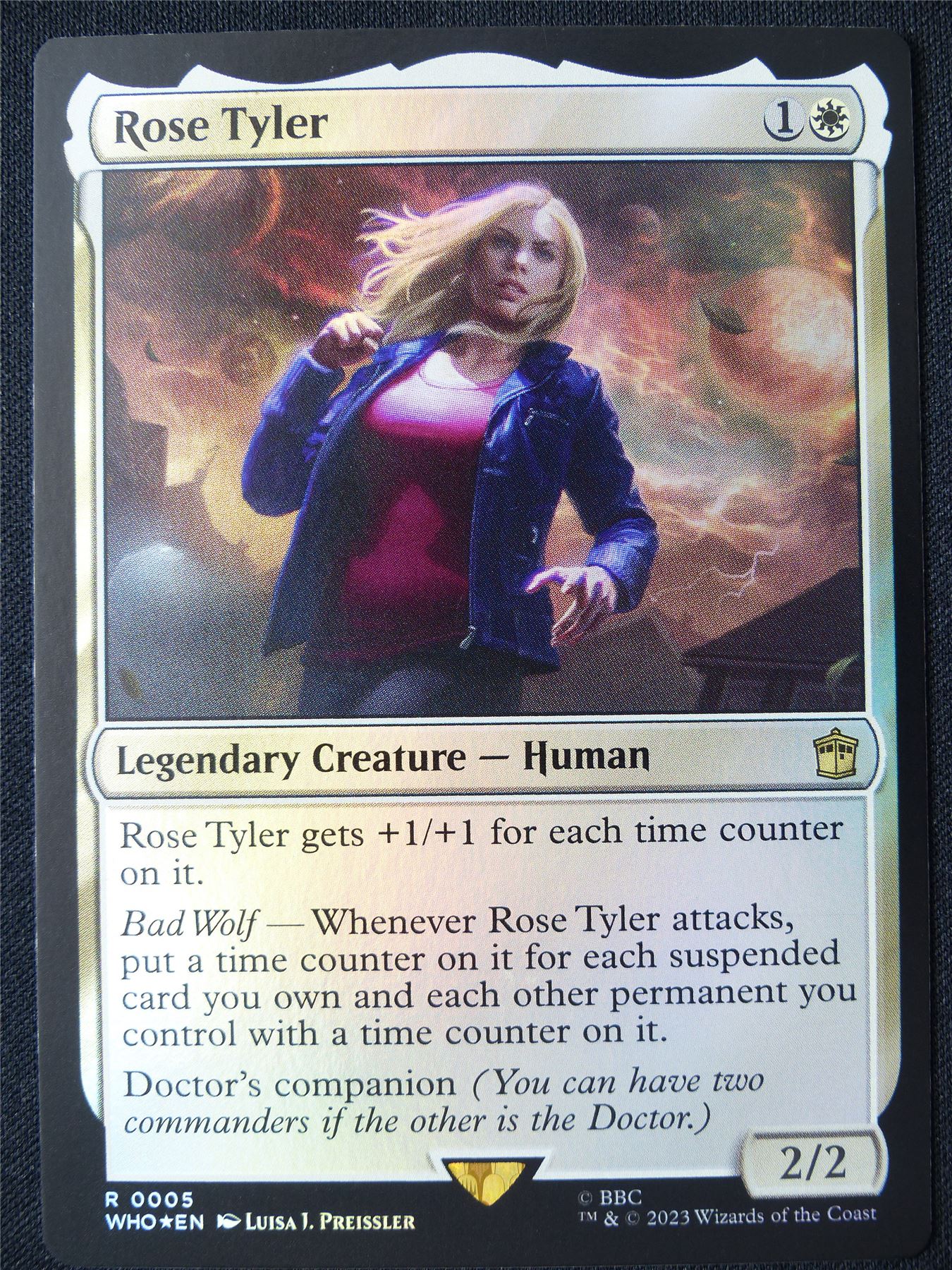 Rose Tyler Foil - WHO - Mtg Card #1JA Archeron Rose Tyler Foil - WHO - Mtg Card #1JA Archeron