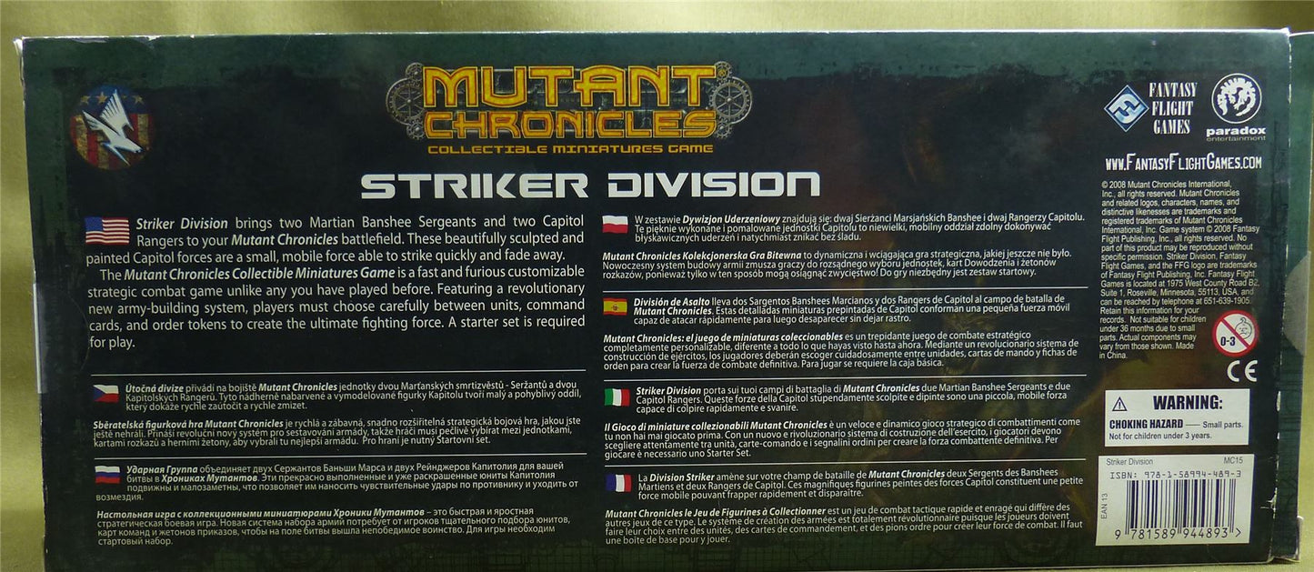 Striker Division - Mutant Chornicles Miniatures #D8