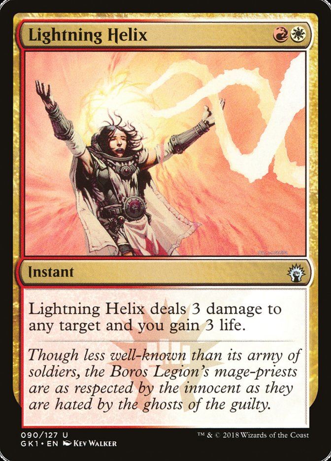 Mtg: GK1 : Lightning Helix - - NM