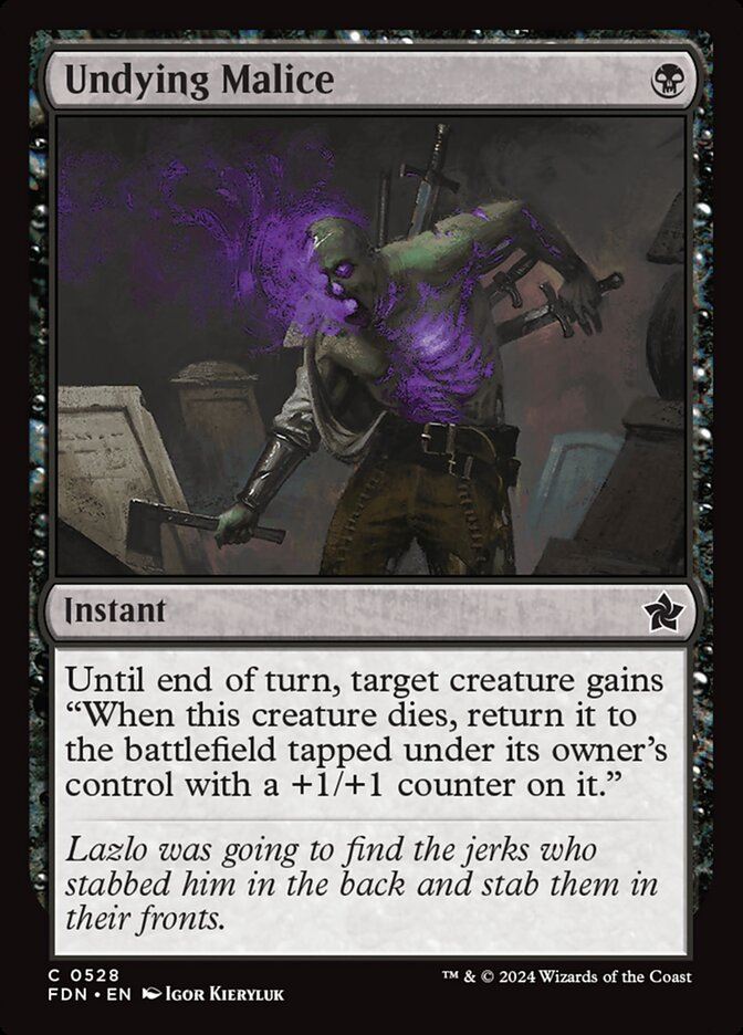 Undying Malice - Foundations fdn