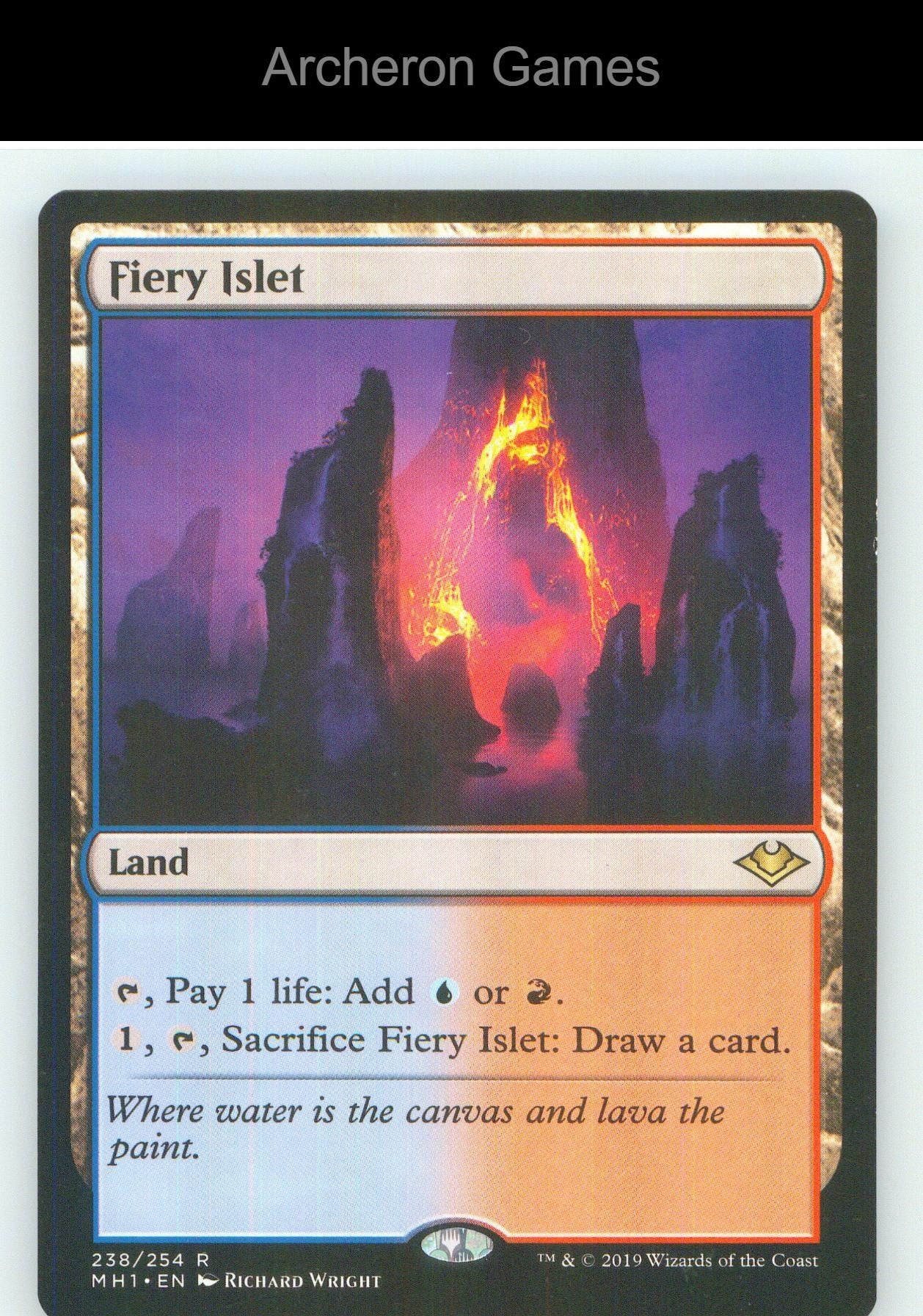 Fiery Islet MH1 238 R MTG Card NM/EX+