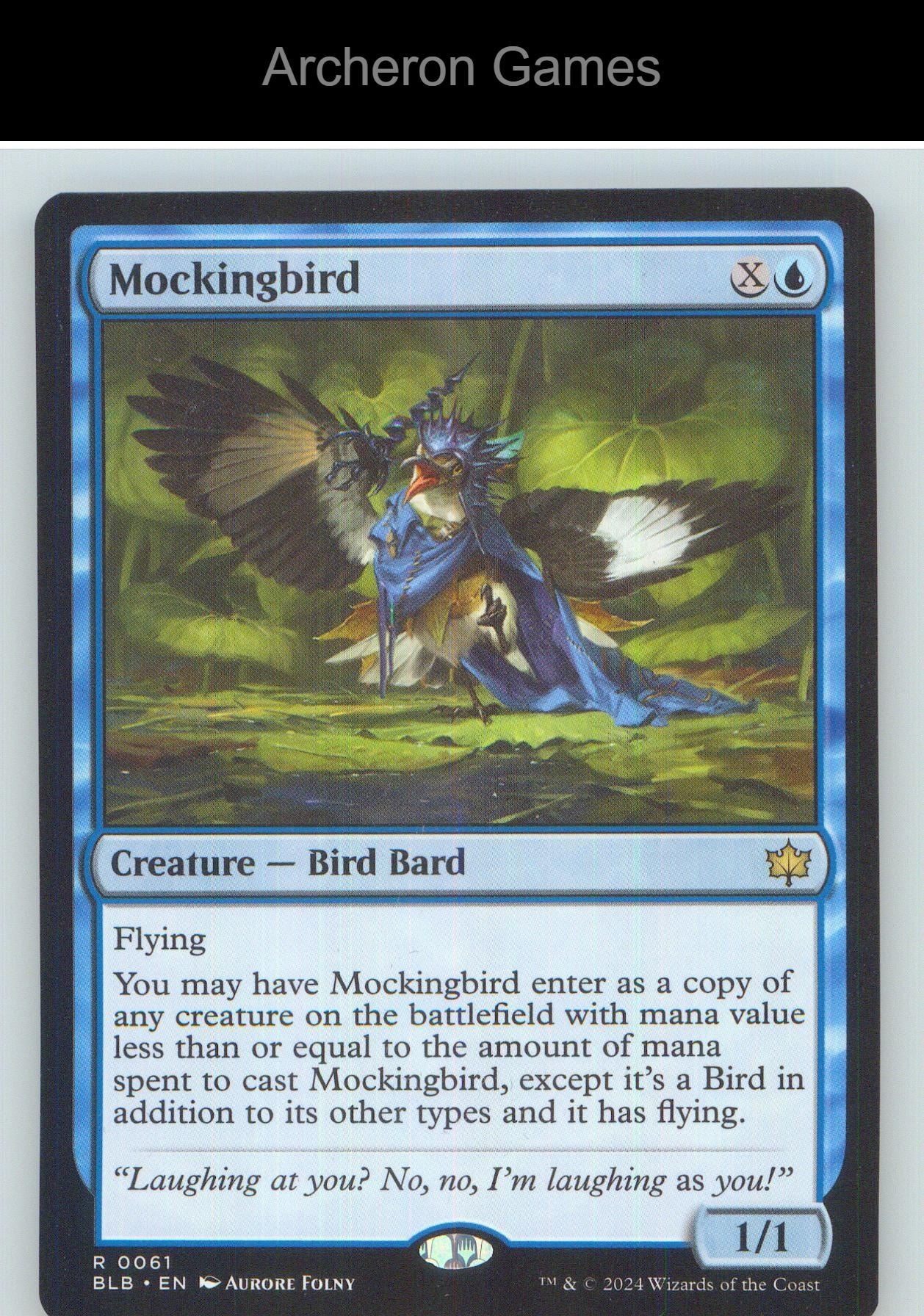 Mockingbird BLB 61 R MTG Card NM/EX+
