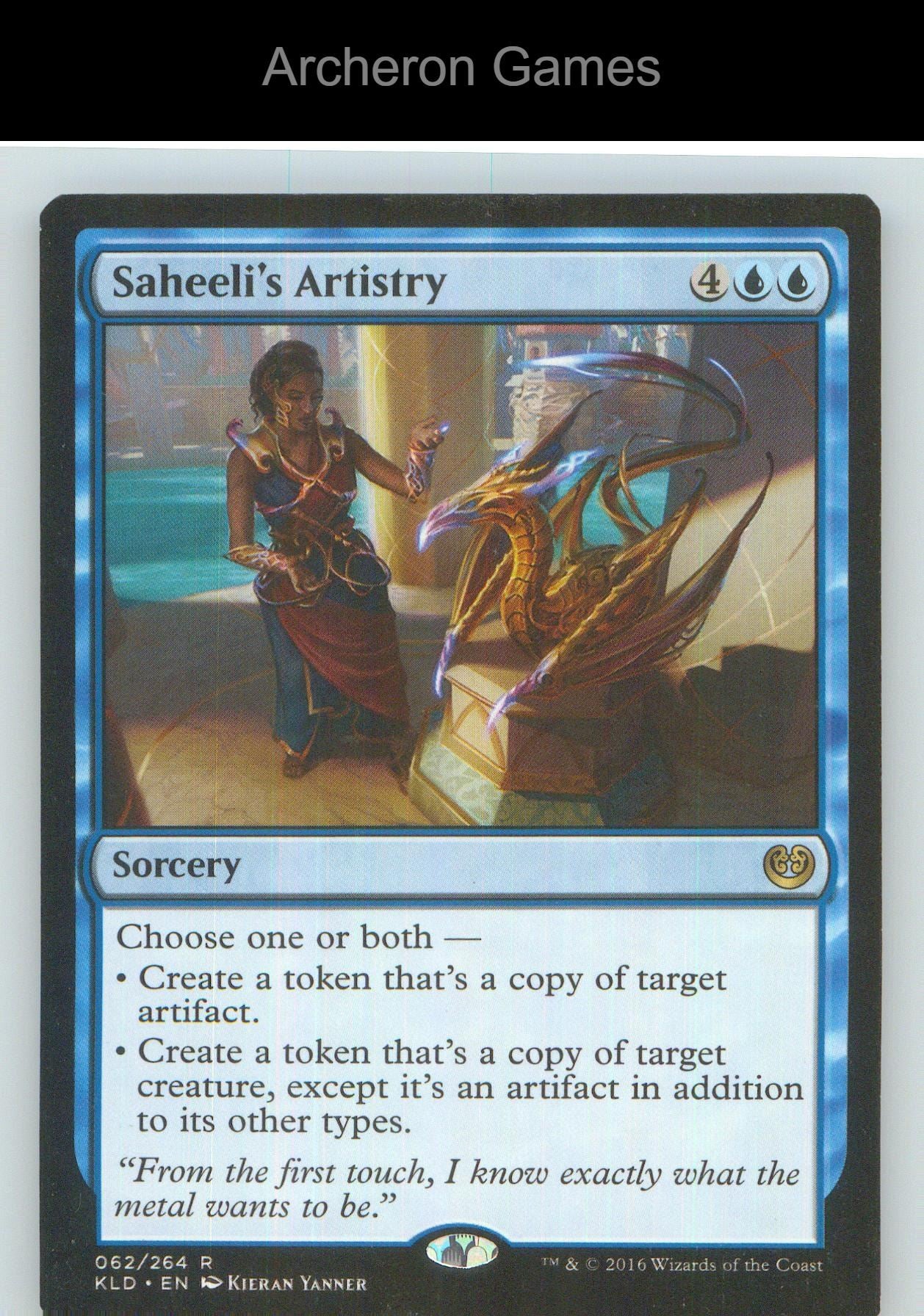 Saheeli's Artistry KLD 62 R MTG Card NM/EX+
