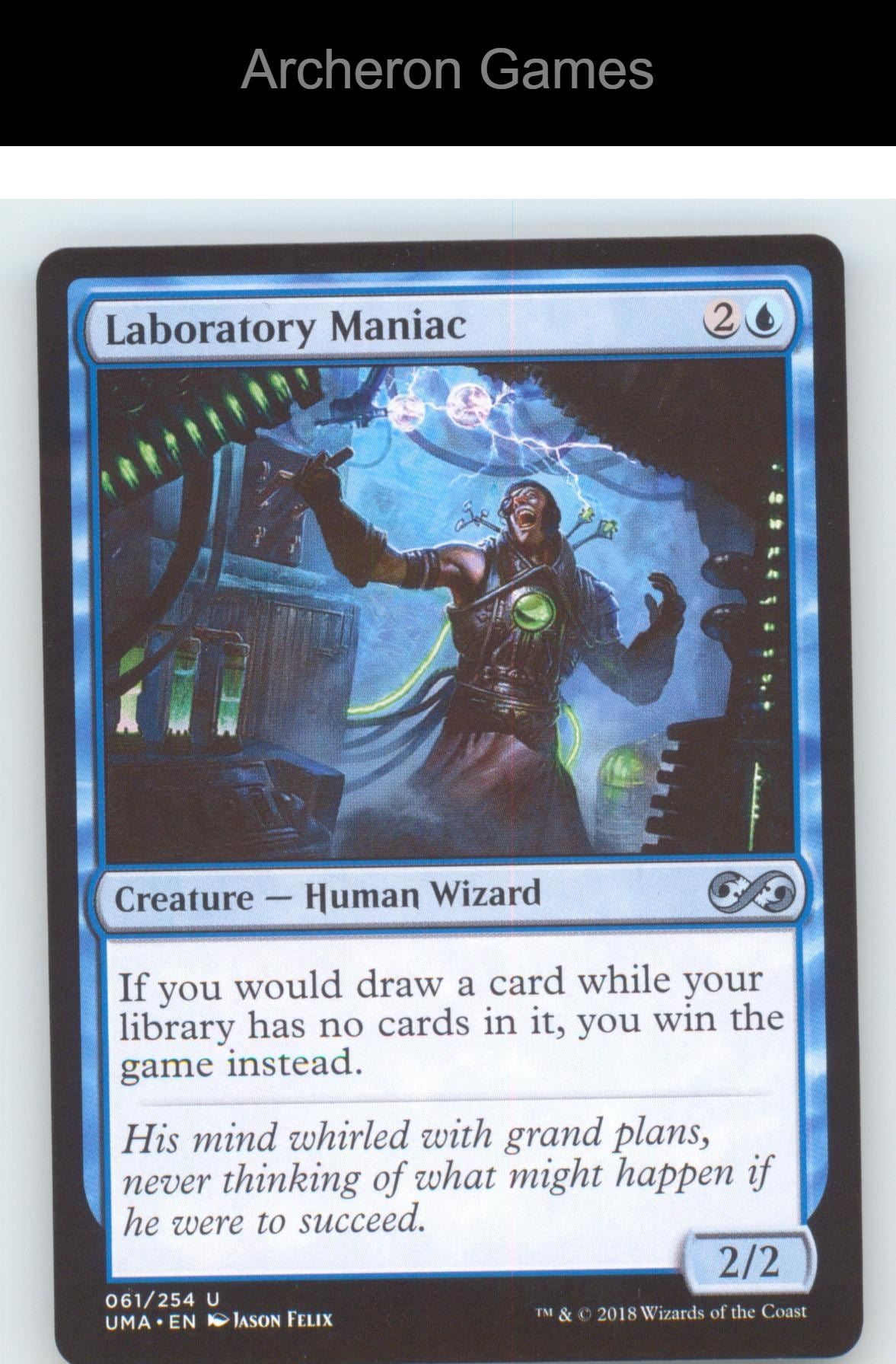 Laboratory Maniac UMA 61 UC MTG Card Ultimate Masters