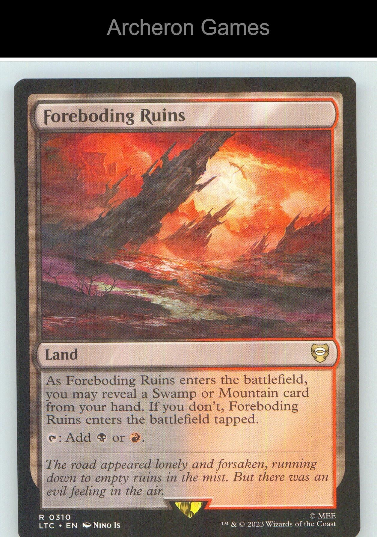 Foreboding Ruins LTC 310 R MTG Card NM/EX+