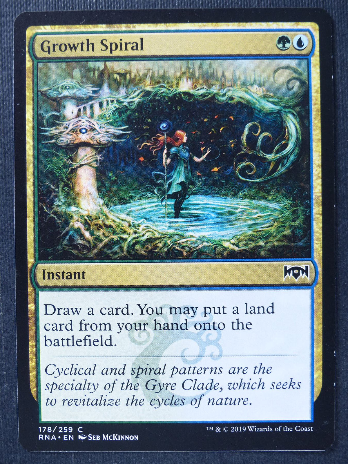 Growth Spiral - Mtg Magic Card #Y6