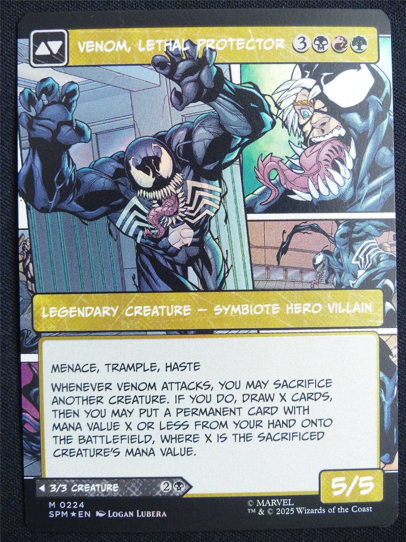 Eddie Brock Showcase Foil - SPM - Mtg Card #1ZM