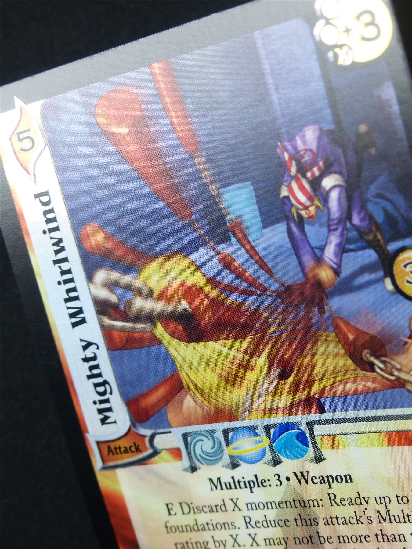 Mighty Whirlwind misprint Foil SNK02 05/99 - UFS Card #2IN