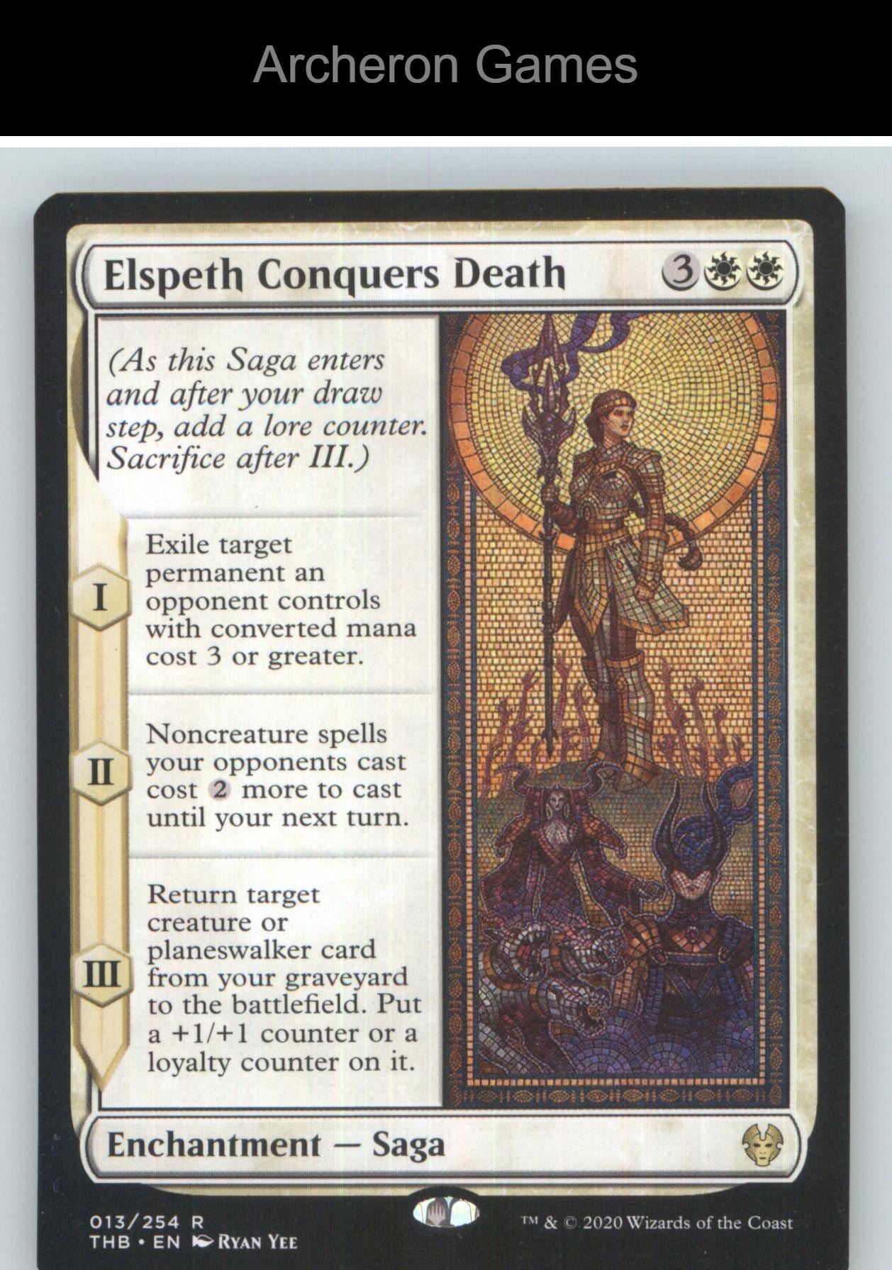 Elspeth Conquers Death THB 13 R MTG Card NM/EX+