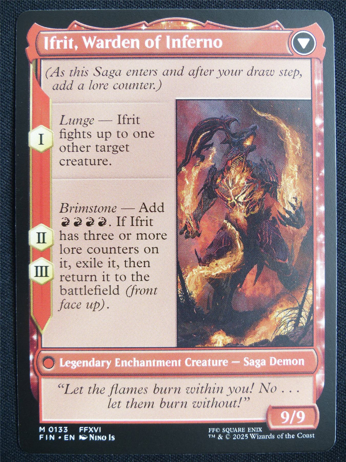 Clive Ifrit's Dominant - FIN - Mtg Card #1Z9