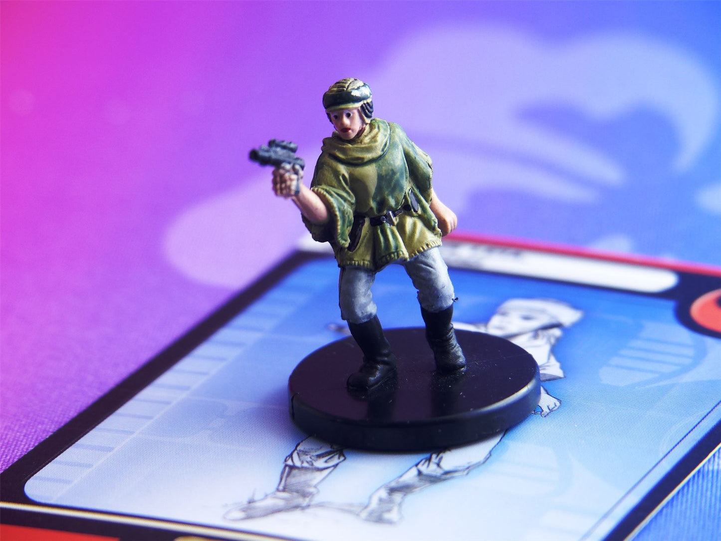 Princess Leia, Rebel Hero 50/60 - Star Wars Miniatures Game