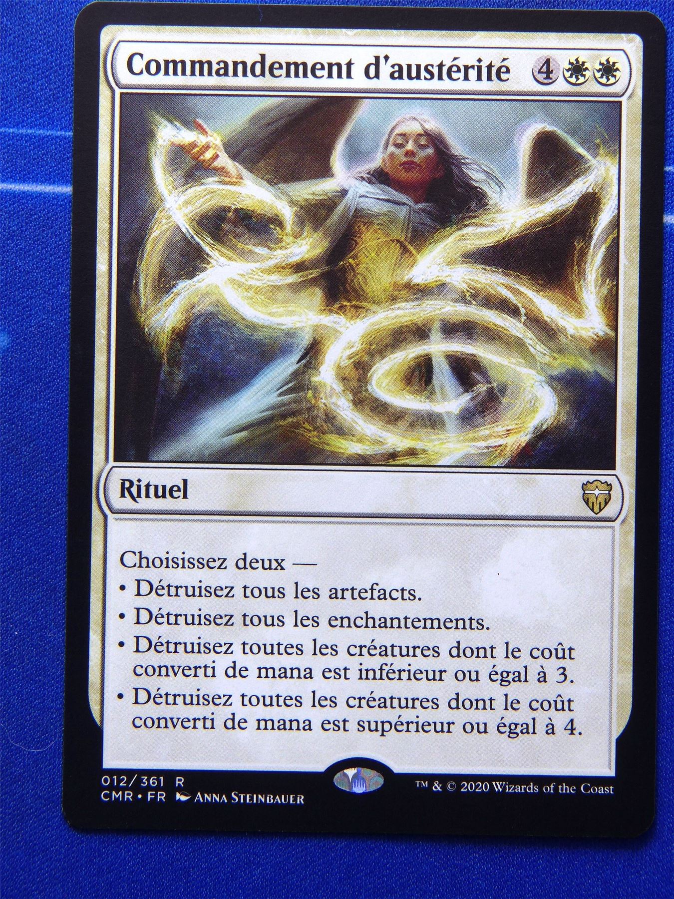 Commanderment D'austerite - Mtg Card #55T