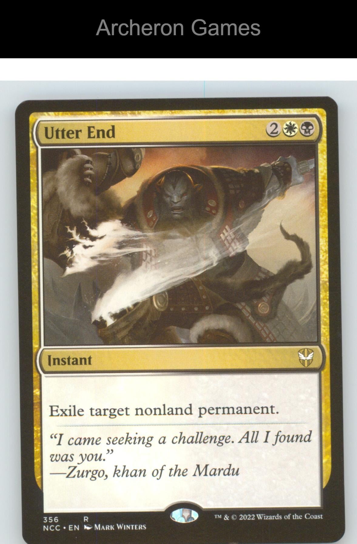 Utter End NCC 356 R MTG Card NM/EX+