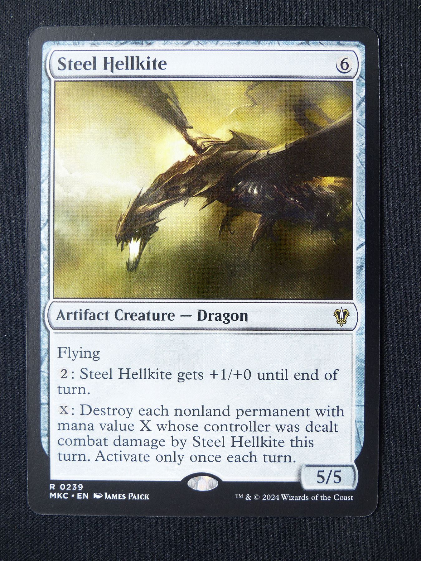 Steel Hellkite - MKC - Mtg Card #5IR